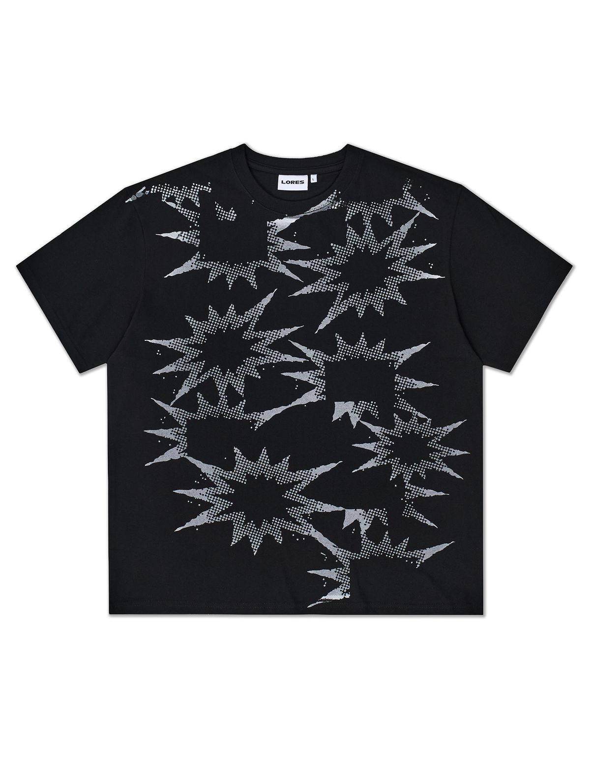 로어즈(LORES) Burst S/S Tee - Black