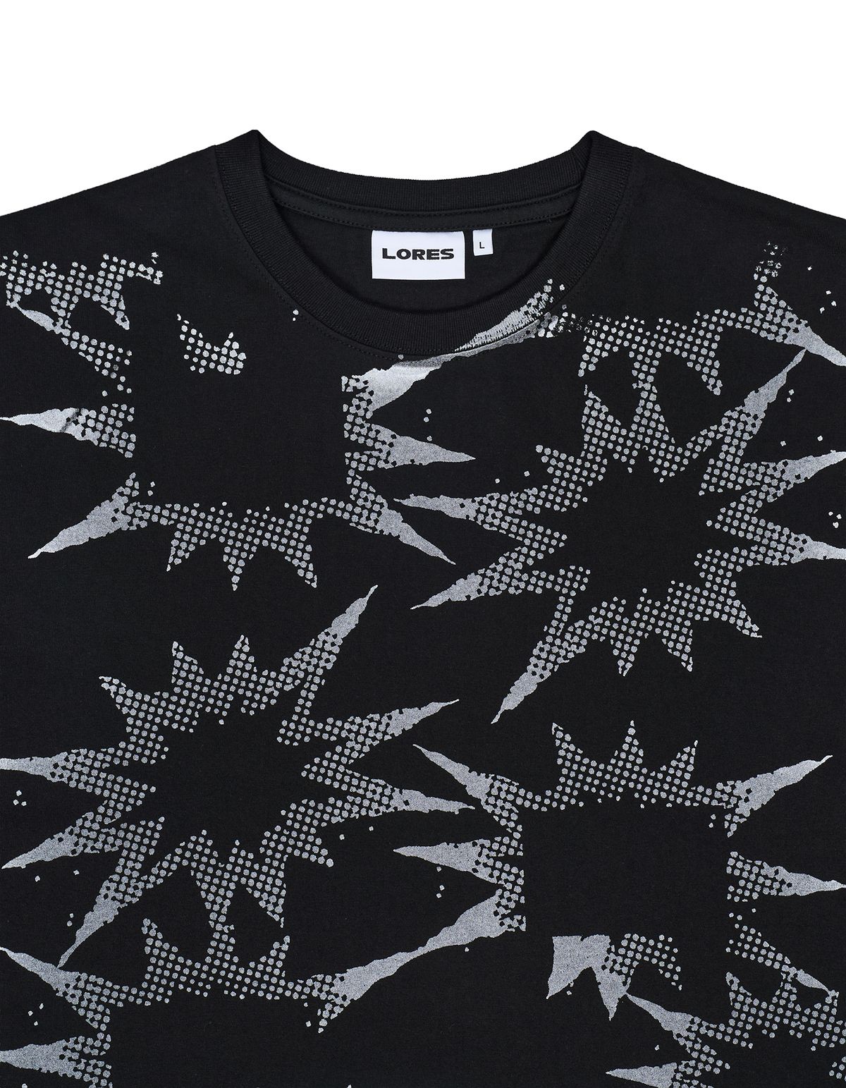 로어즈(LORES) Burst S/S Tee - Black