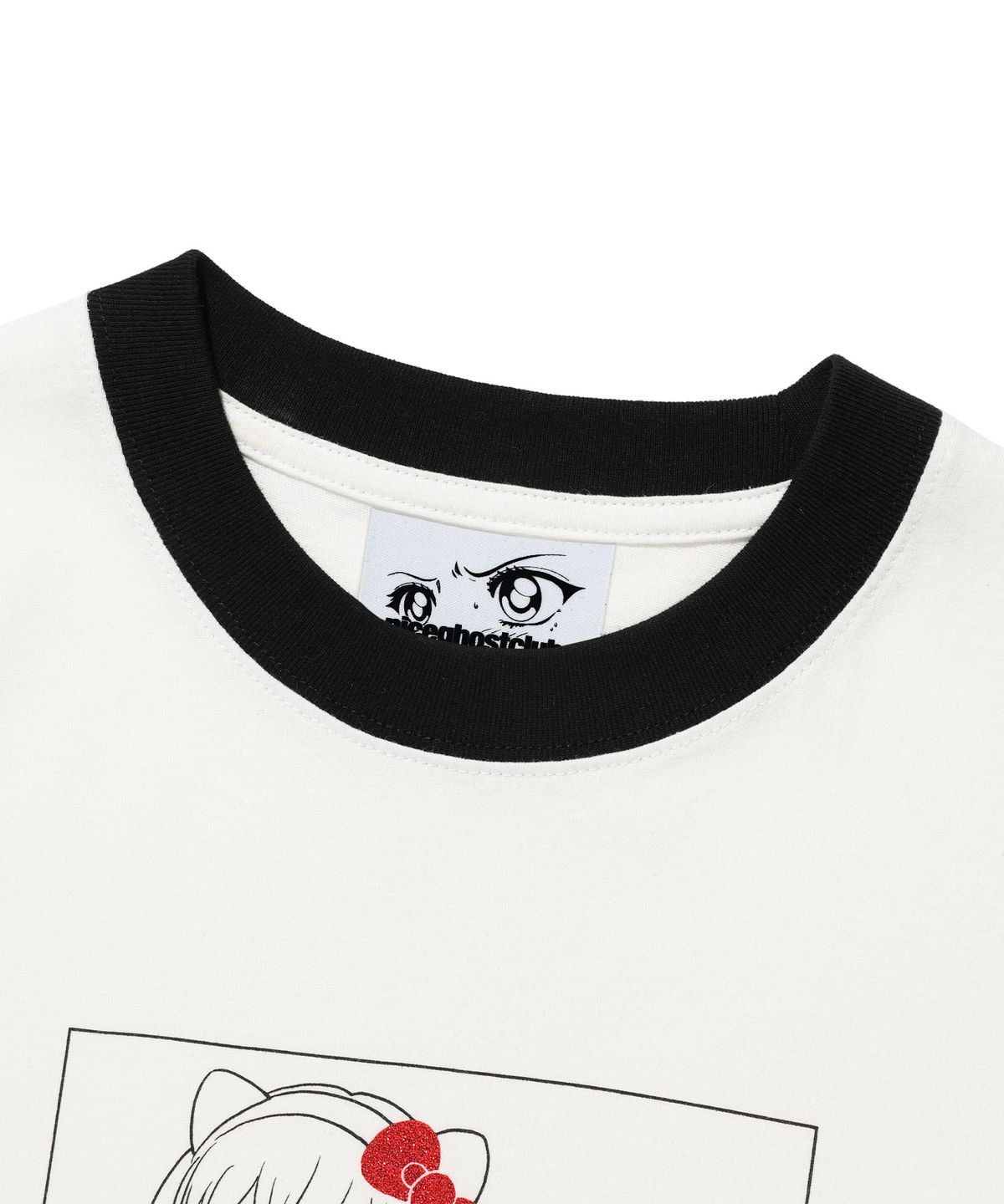 나이스고스트클럽(NICEGHOSTCLUB) JS TOMIE HELLO KITTY MINI TEE_WHITE(NG2GMFT543G)