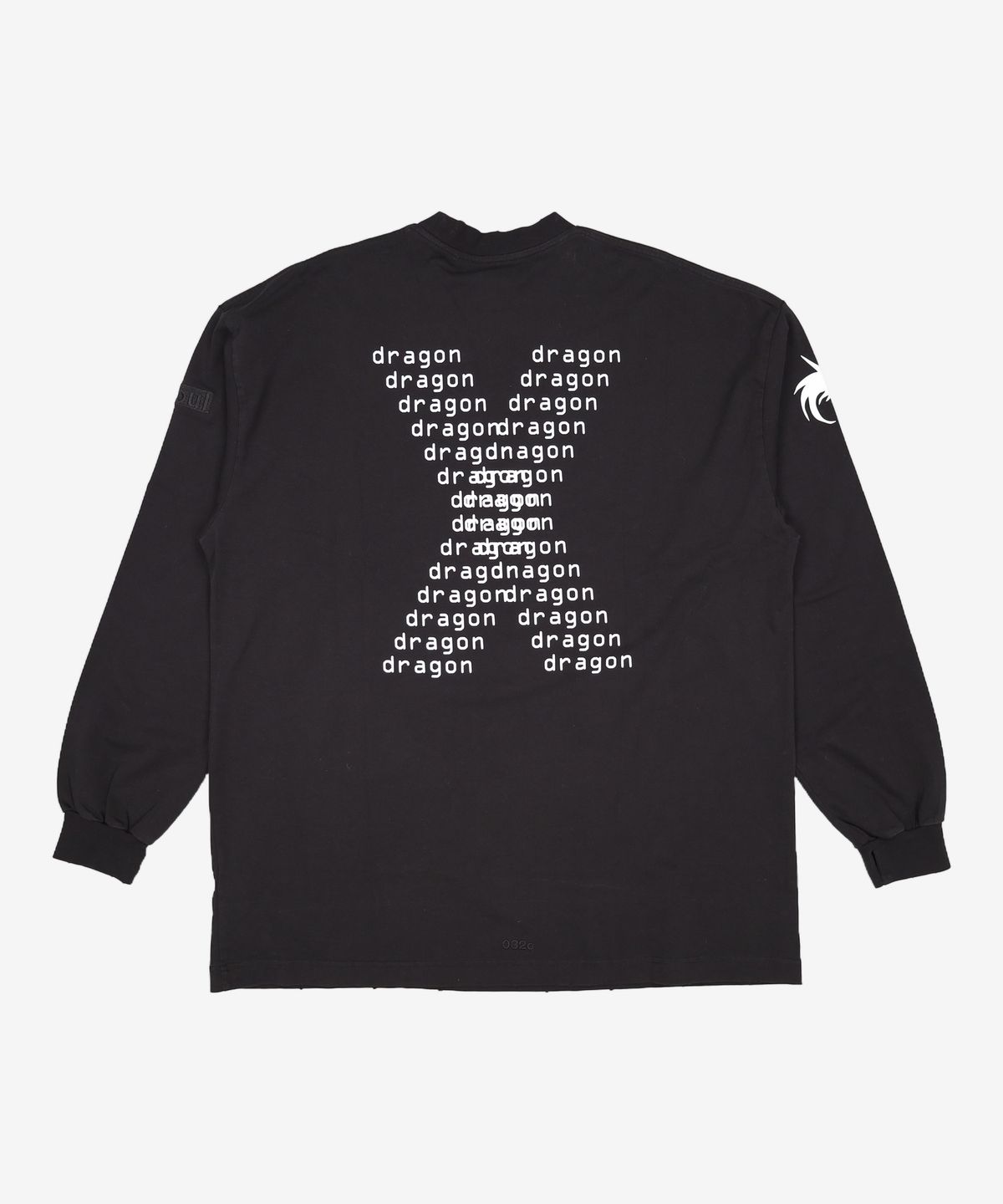 032씨(032C) (U) 서울 오버사이즈드 롱슬리브 WASHED BLACK SEOUL OVERSIZED LONGSLEEVE WASHED BLACK M-L