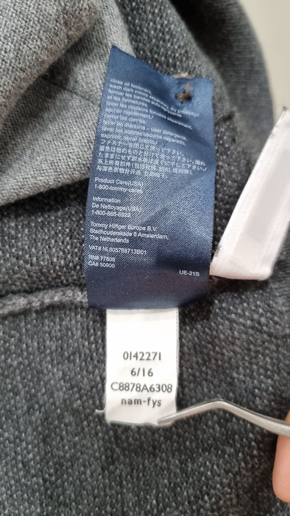 타미힐피거(TOMMY HILFIGER) [국내배송]타미힐피거 니트 가디건 긴팔 스웨터 C8878A6308406 네이비 남녀공용 TOMMY M