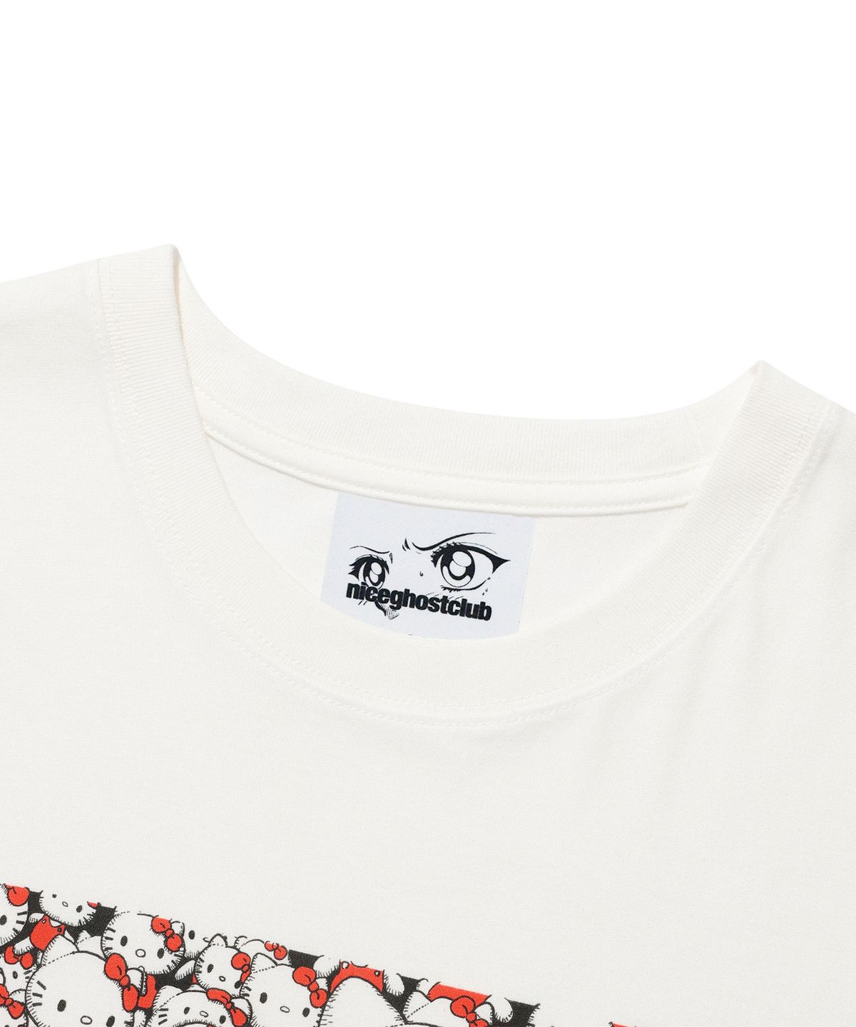나이스고스트클럽(NICEGHOSTCLUB) JS TOMIE HELLO KITTY TEE_WHITE(NG2GMUT540G)
