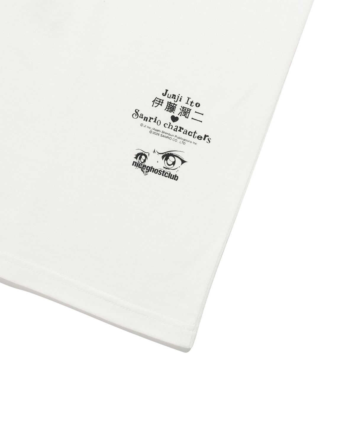 나이스고스트클럽(NICEGHOSTCLUB) JS TOMIE HELLO KITTY TEE_WHITE(NG2GMUT540G)