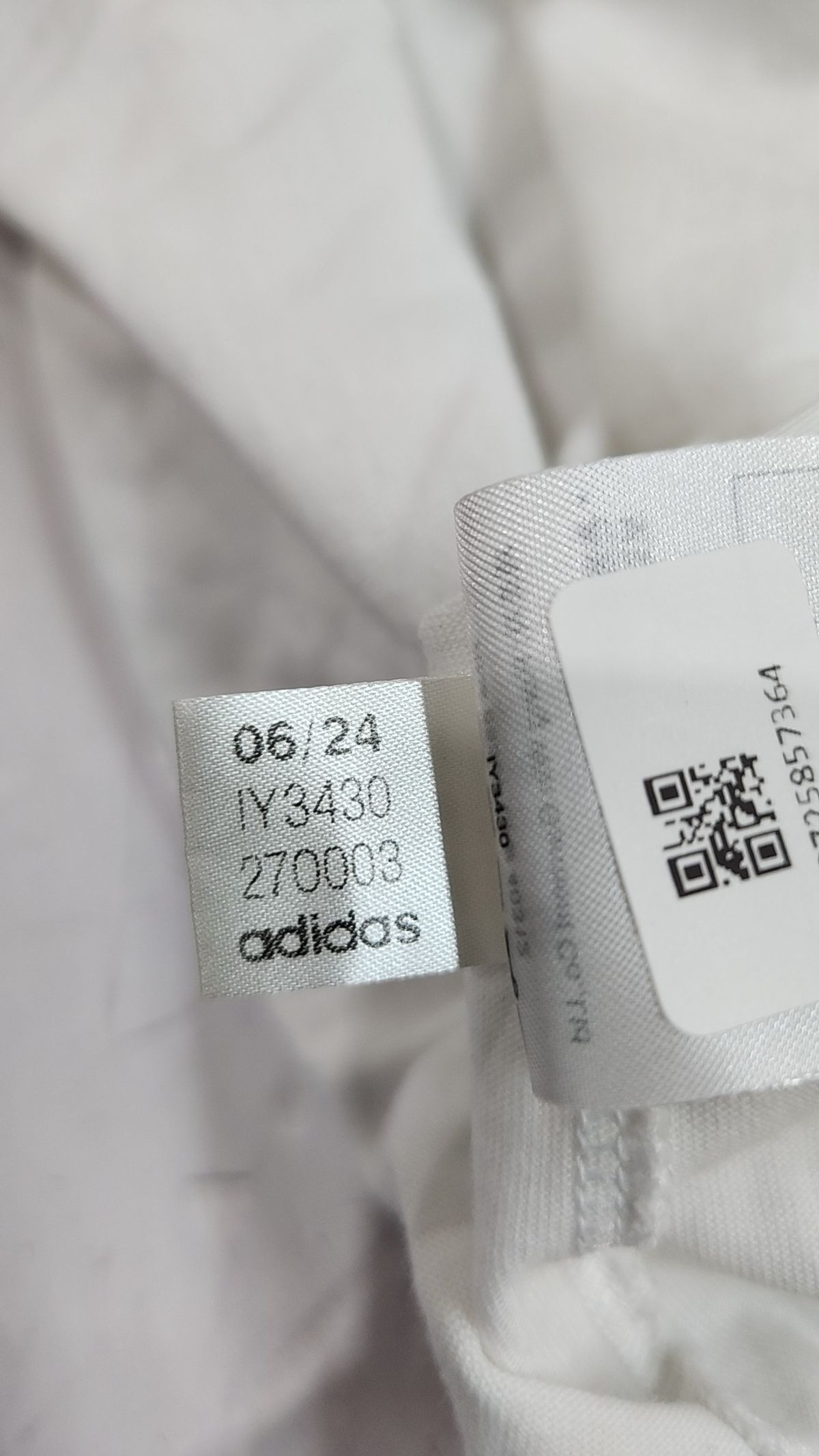 아디다스(ADIDAS) 트레이닝 서플라이 스트리트 티 - 화이트 / IY3430 S