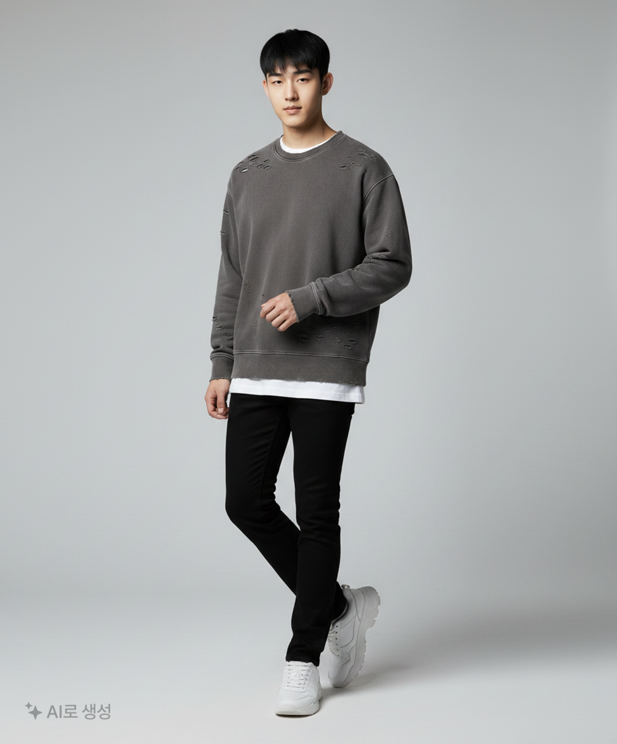 어텐션로우(ATTENTIONROW) 맨투맨/스웨트셔츠 2SIZE