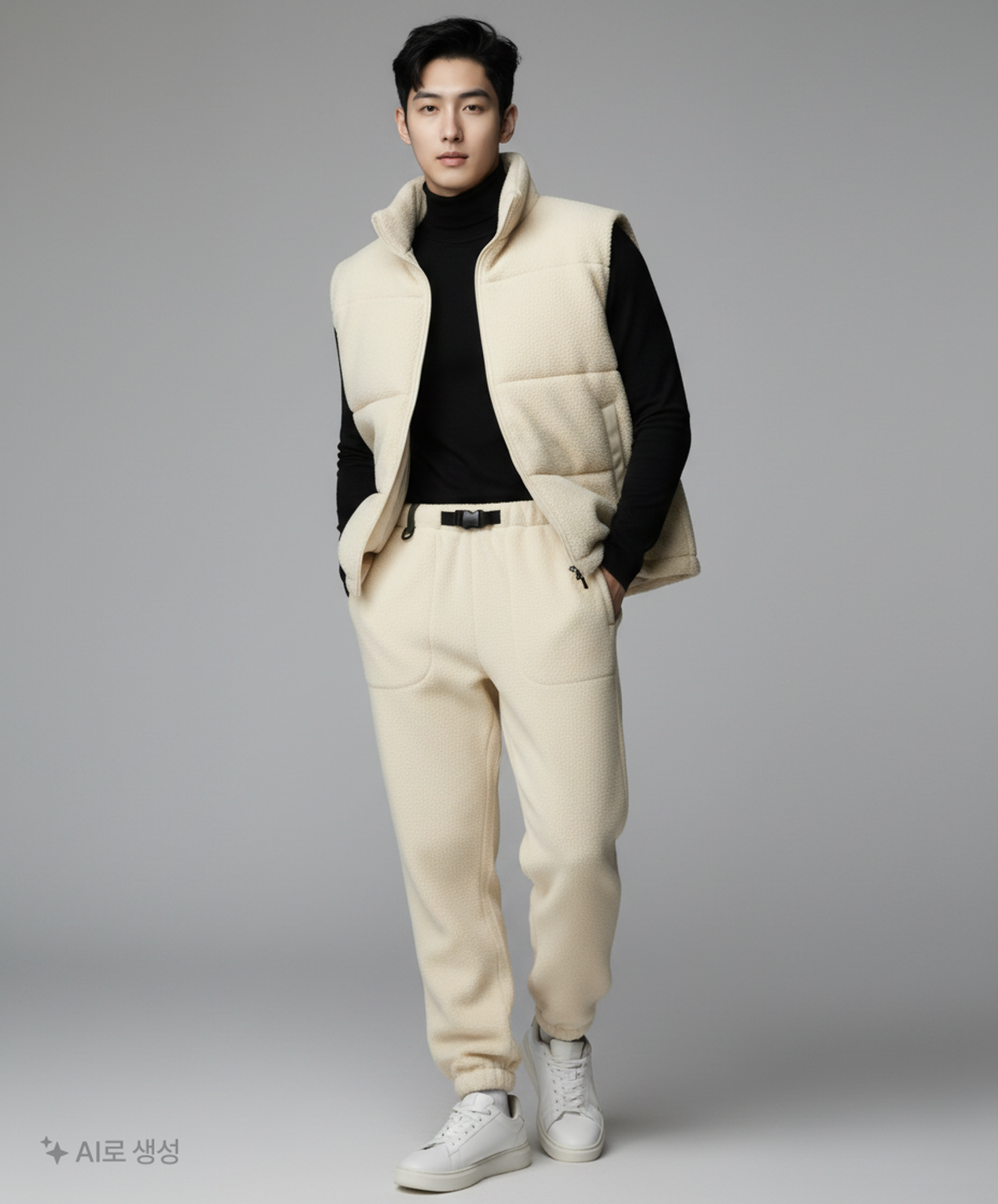 프리즘웍스(FRIZMWORKS) GRIZZLY FLEECE PANTS 002 _ CREAM M