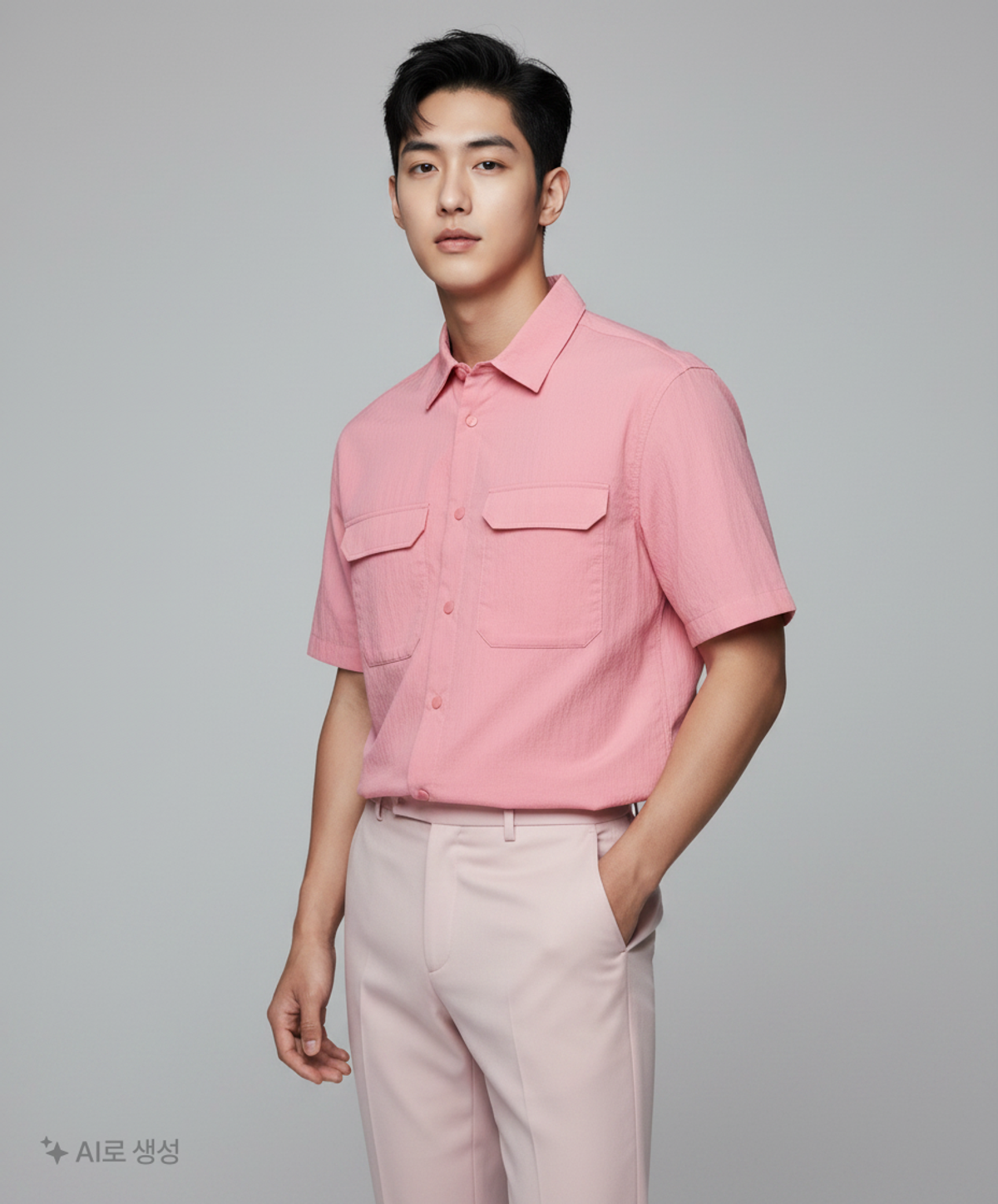 유니폼브릿지(UNIFORM BRIDGE) AE uniform s/s shirt pink M