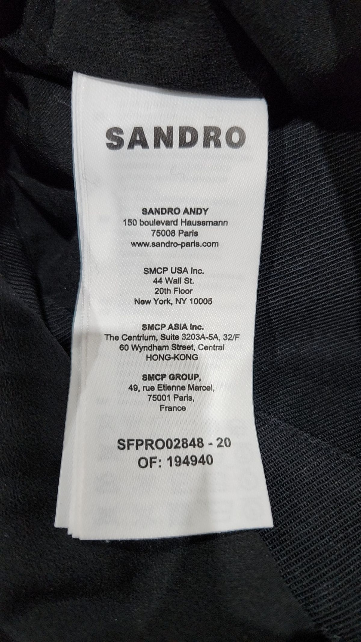 산드로(Sandro) 미니 원피스 L