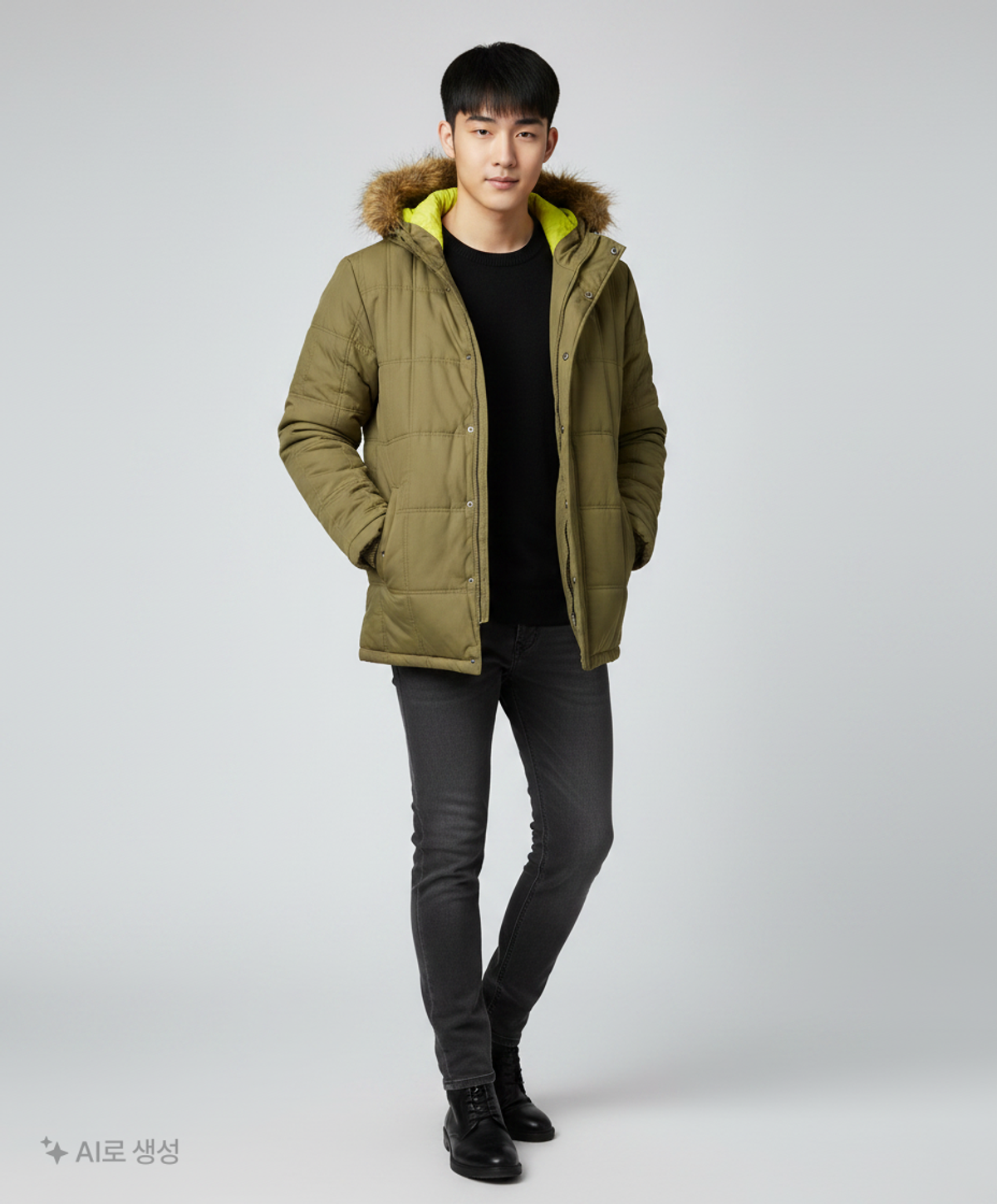 푸마(PUMA) 롱 패딩/롱 헤비 아우터 XL