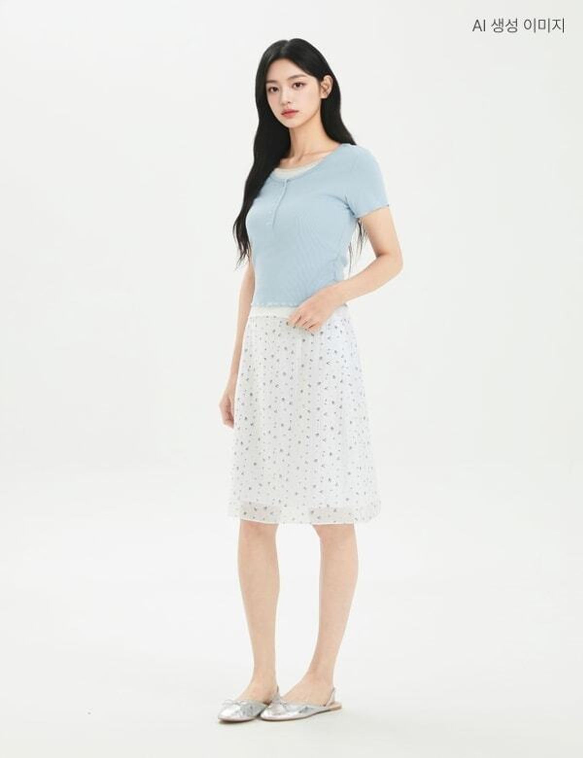 로엠(ROEM) 헨리넥 레이어드 반팔티 RMHWG38RT5