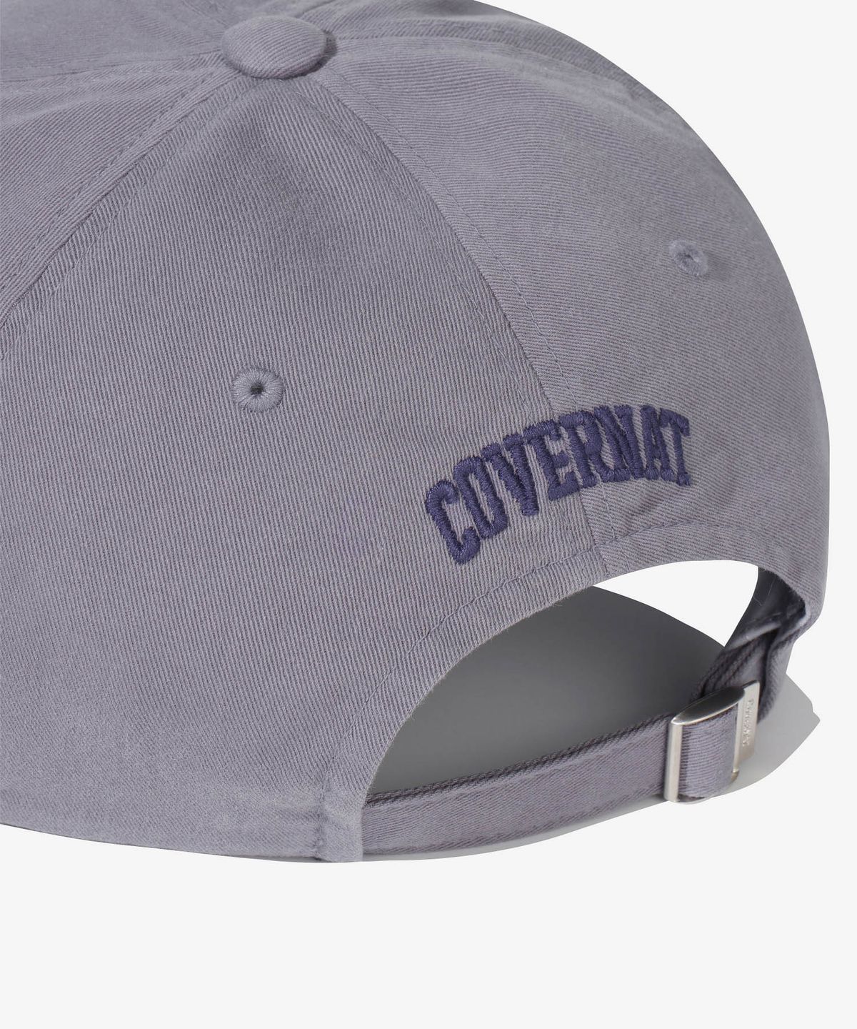 커버낫(COVERNAT) 스몰 C로고 자수 스탠슬림 핏 볼캡 퍼플