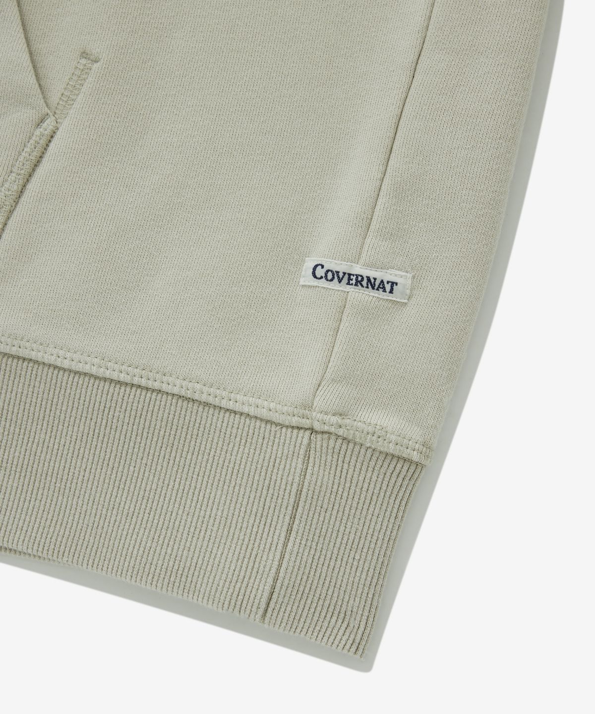 커버낫(COVERNAT) C 로고 후디 에크루