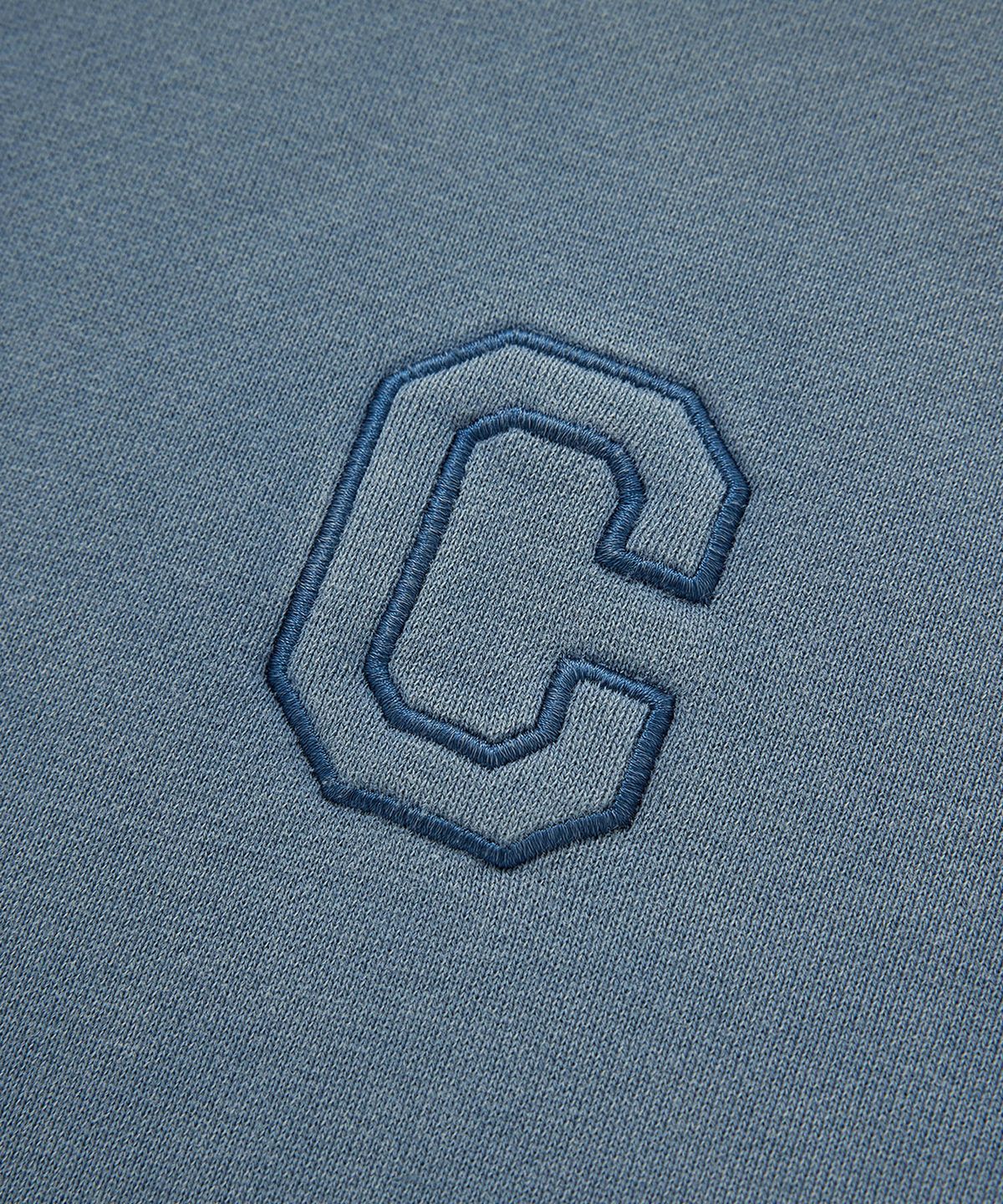 커버낫(COVERNAT) C 로고 후디 블루
