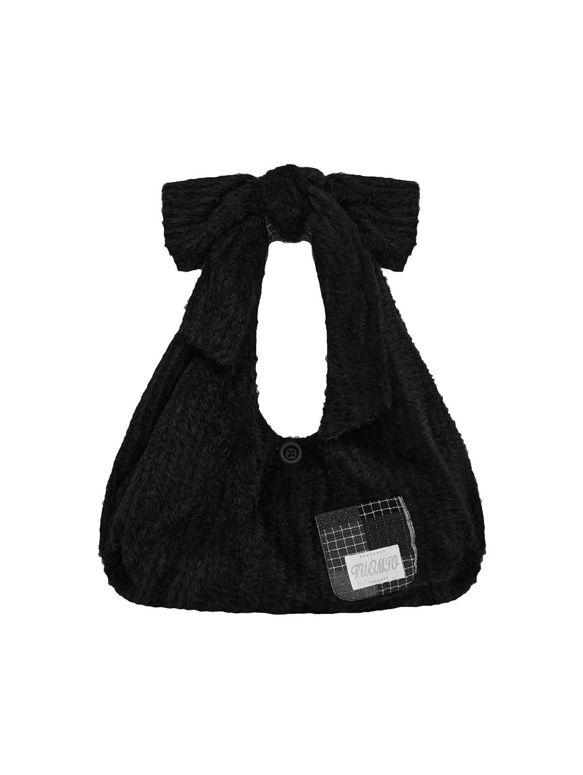 뚜오미오(TUOMIO) PATCHWORK REVERSIBLE BAG [BLACK]