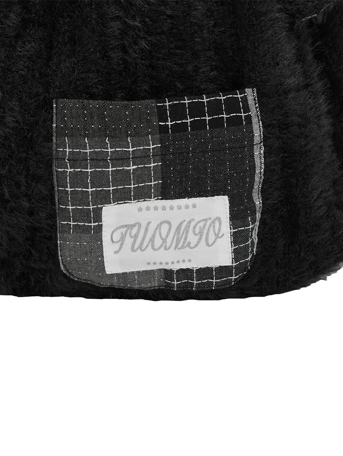 뚜오미오(TUOMIO) PATCHWORK REVERSIBLE BAG [BLACK]