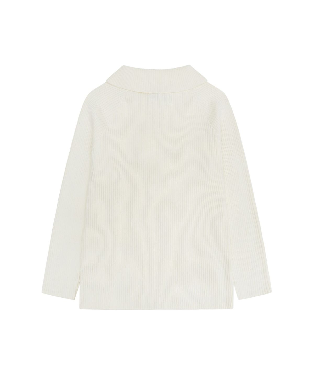 뚜오미오(TUOMIO) FOLDED COLLAR CARDIGAN [IVORY]
