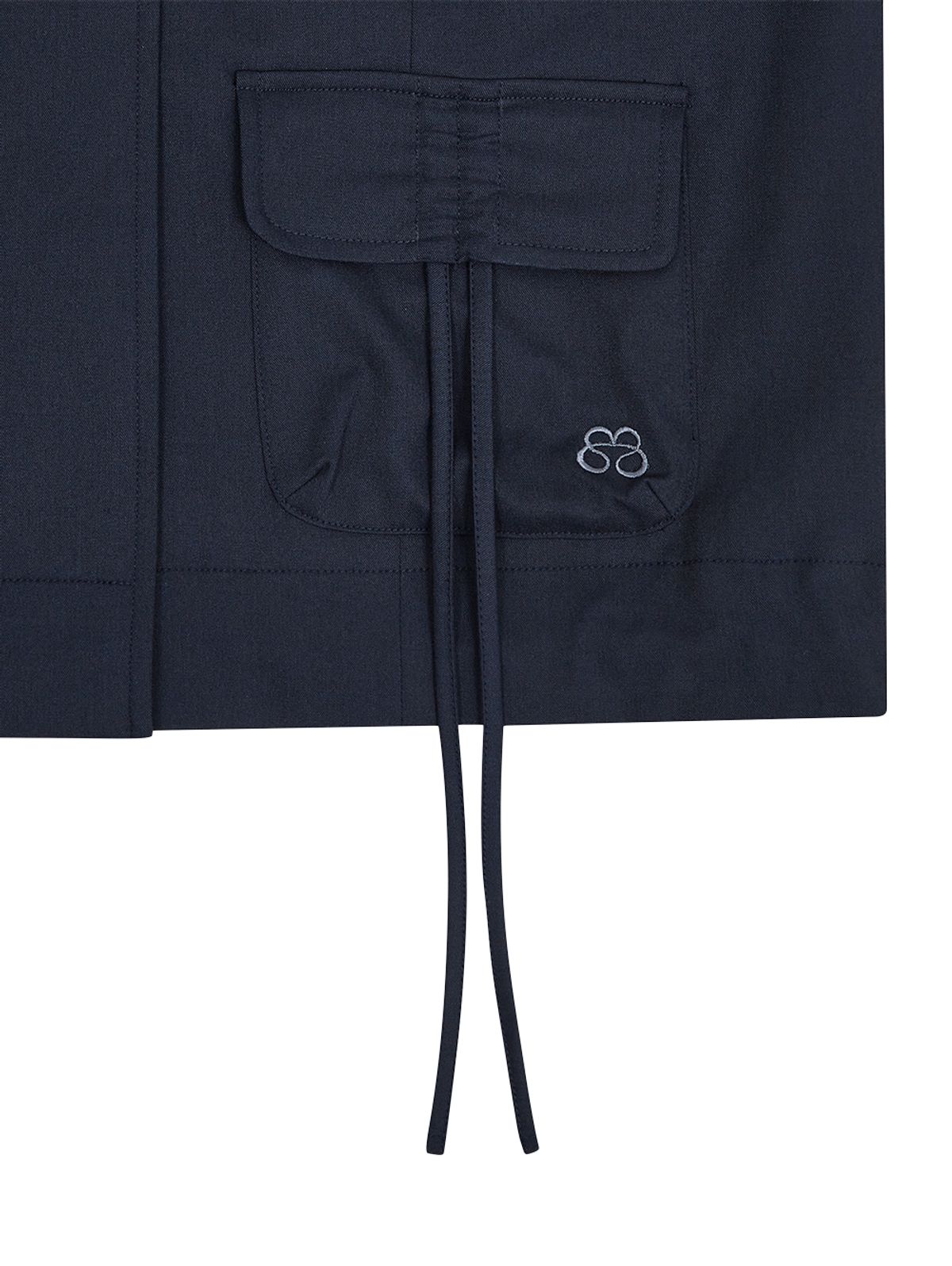 뚜오미오(TUOMIO) RIBBON POCKET JACKET [NAVY]