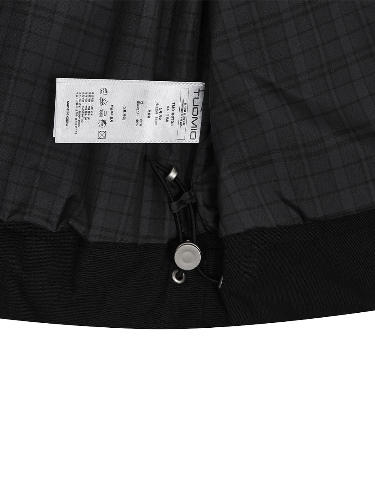 뚜오미오(TUOMIO) RIBBON POCKET JACKET [BLACK]