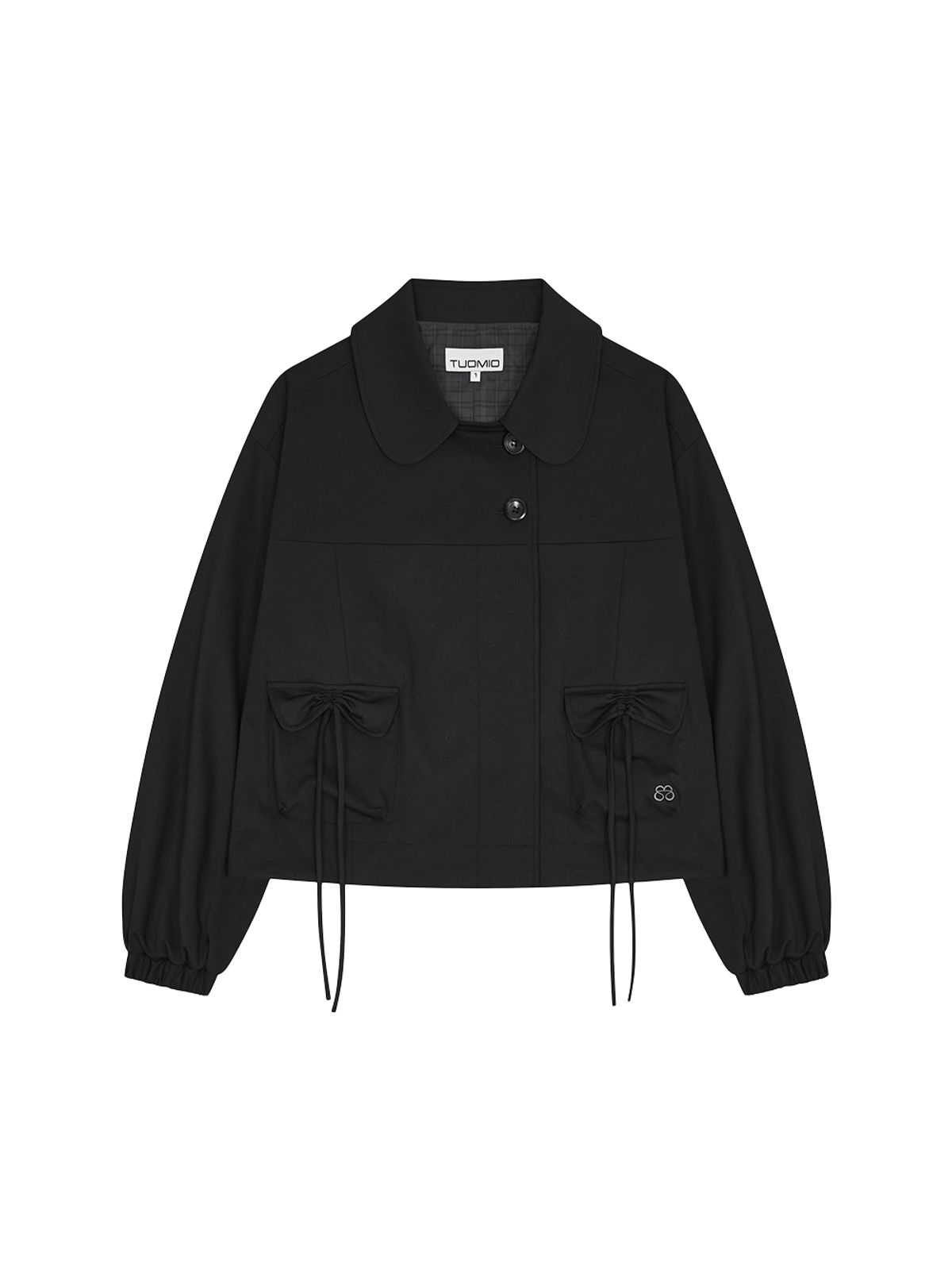 뚜오미오(TUOMIO) RIBBON POCKET JACKET [BLACK]