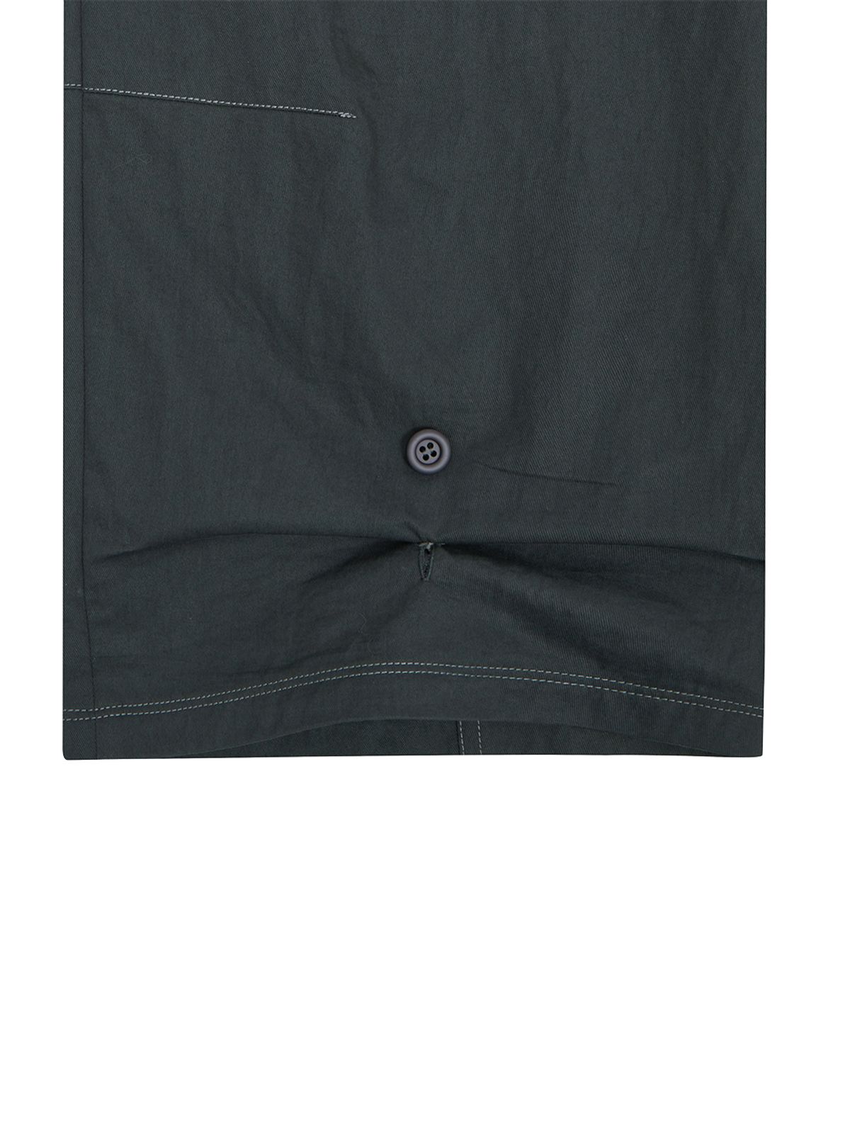 뚜오미오(TUOMIO) CONTRAST STITCH POCKET PANTS [CHARCOAL]