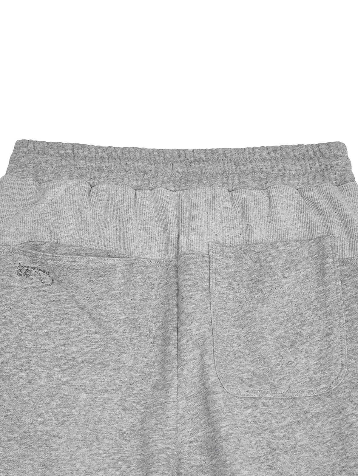 뚜오미오(TUOMIO) ROLL-UP BUTTON SWEATPANTS [HEATHER GREY]