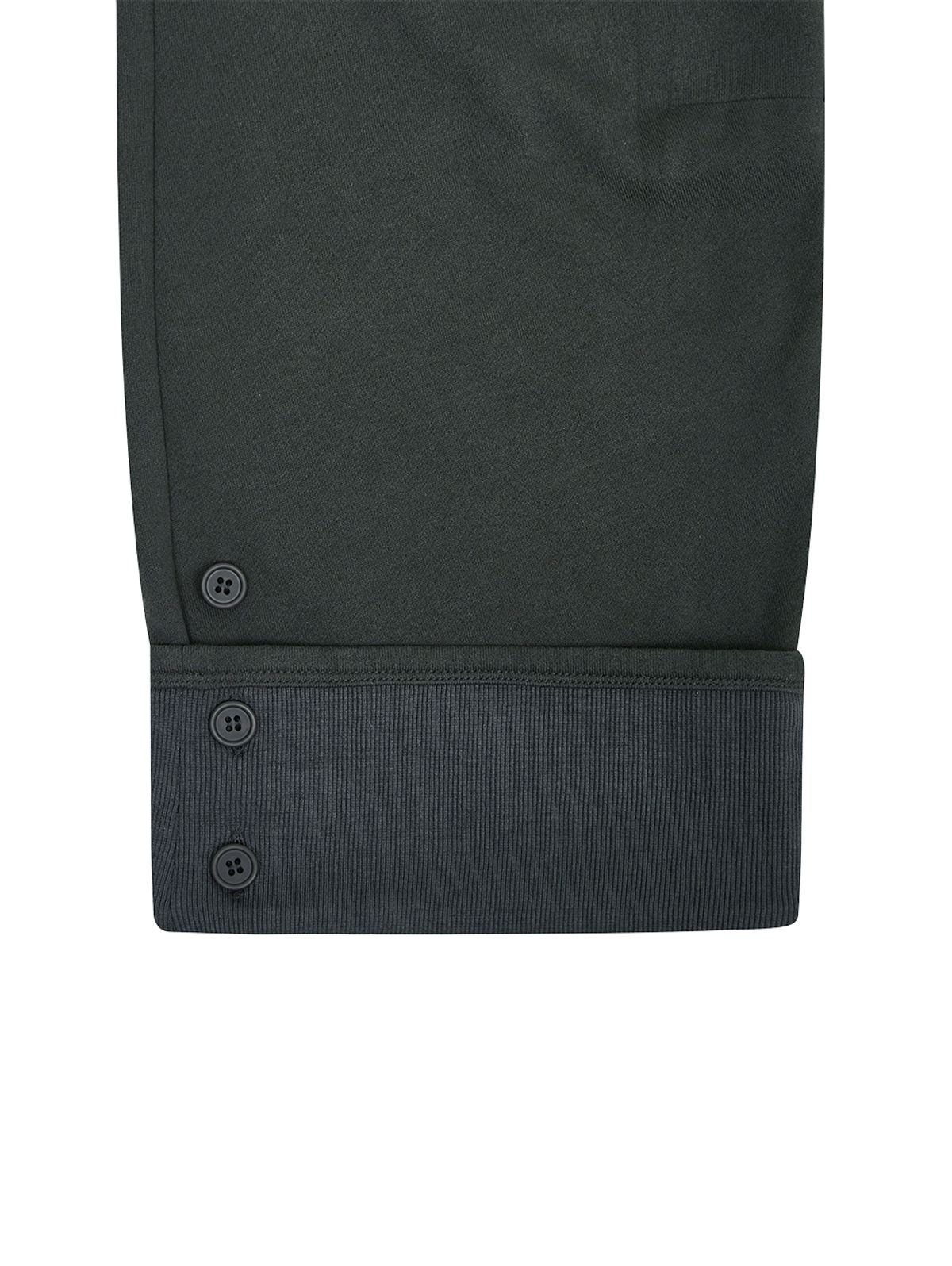 뚜오미오(TUOMIO) ROLL-UP BUTTON SWEATPANTS [CHARCOAL]