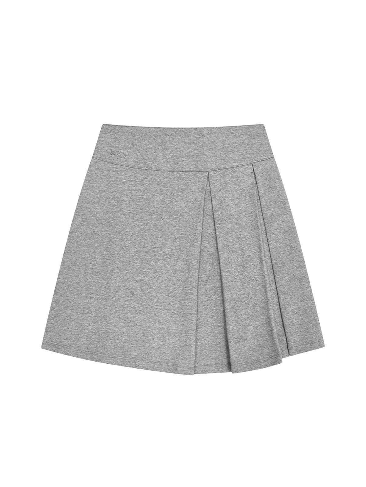 뚜오미오(TUOMIO) PLEATED SWEATSKIRT [HEATHER GREY]