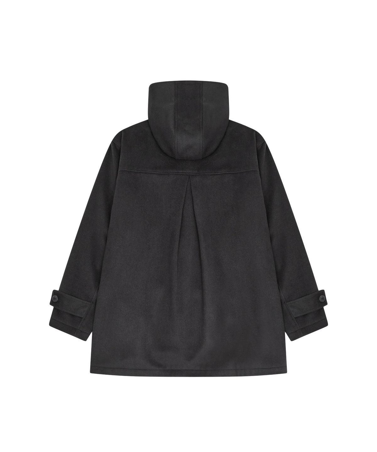 뚜오미오(TUOMIO) PLEATED TOGGLE WOOL COAT [CHARCOAL]
