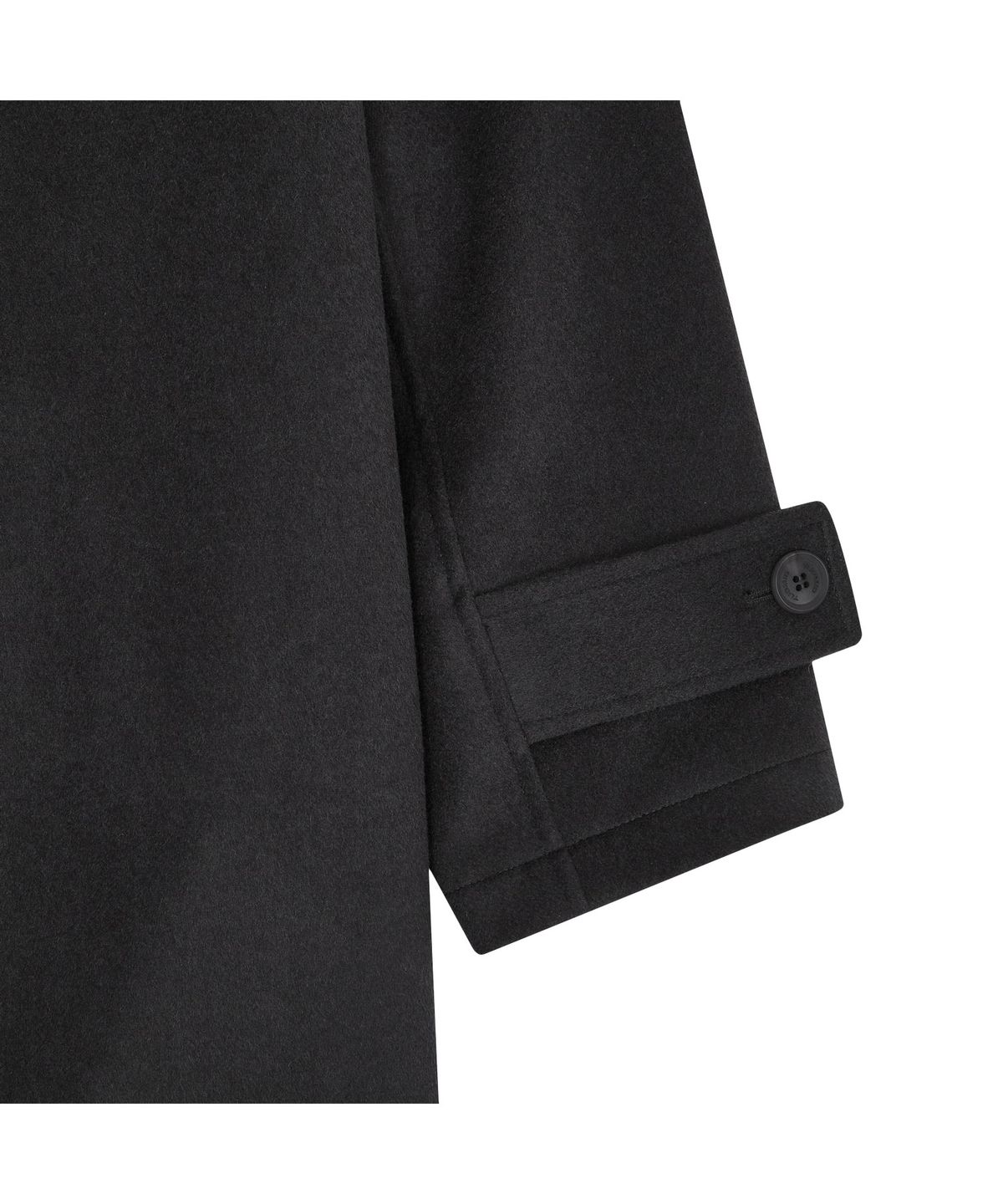 뚜오미오(TUOMIO) PLEATED TOGGLE WOOL COAT [CHARCOAL]