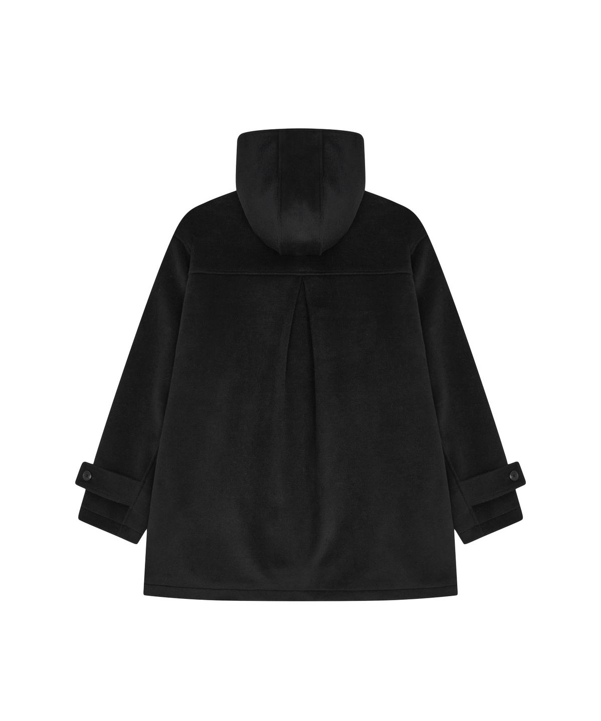 뚜오미오(TUOMIO) PLEATED TOGGLE WOOL COAT [BLACK]