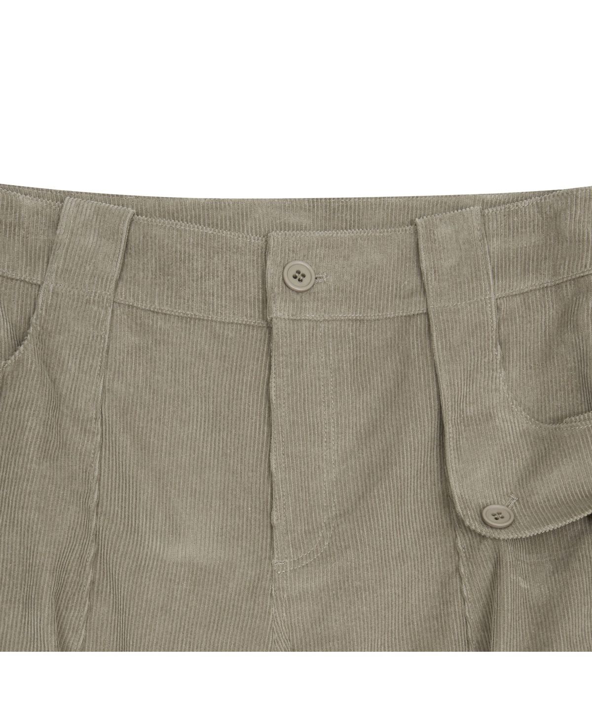 뚜오미오(TUOMIO) BUTTON POCKET CORDUROY PANTS [BEIGE]