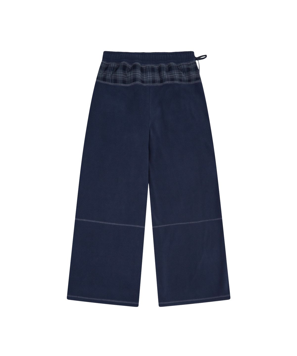 뚜오미오(TUOMIO) CHECK TRIM FLEECE PANTS [NAVY]