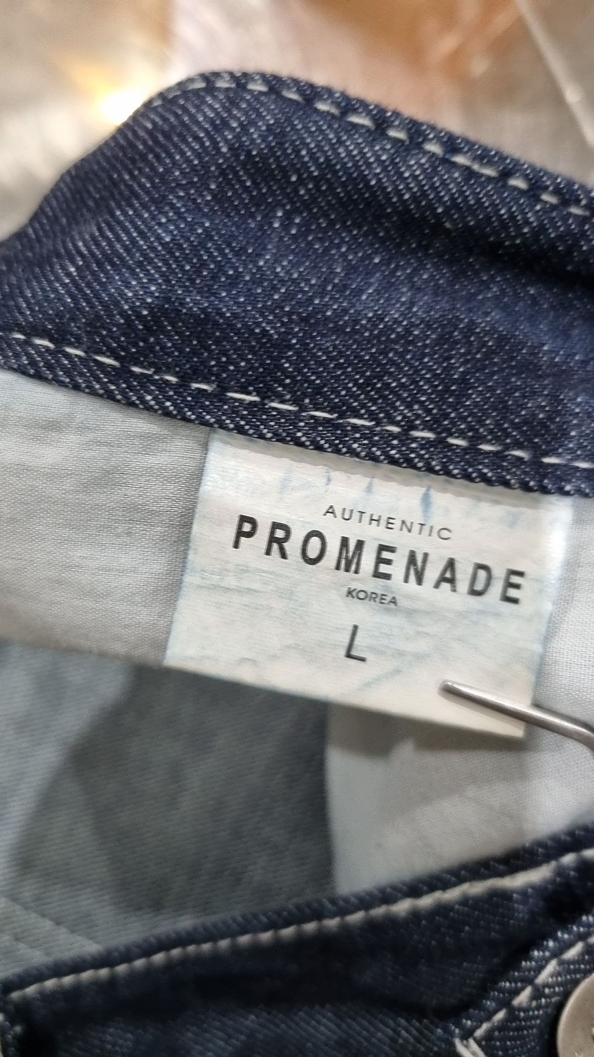 프롬나드(PROMENADE) 청/데님 팬츠 L