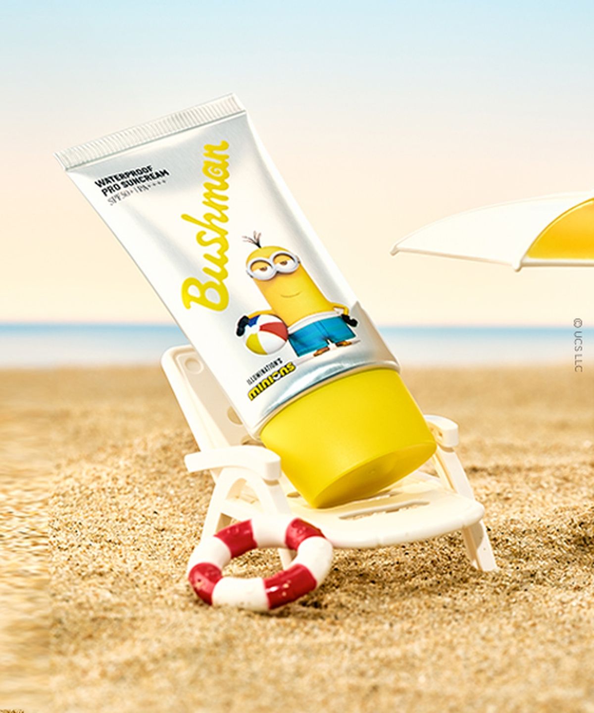 부쉬맨(BUSHMAN) 미니언즈 워터프루프 프로 선크림 SPF50+ PA++++ 50ml, 1개