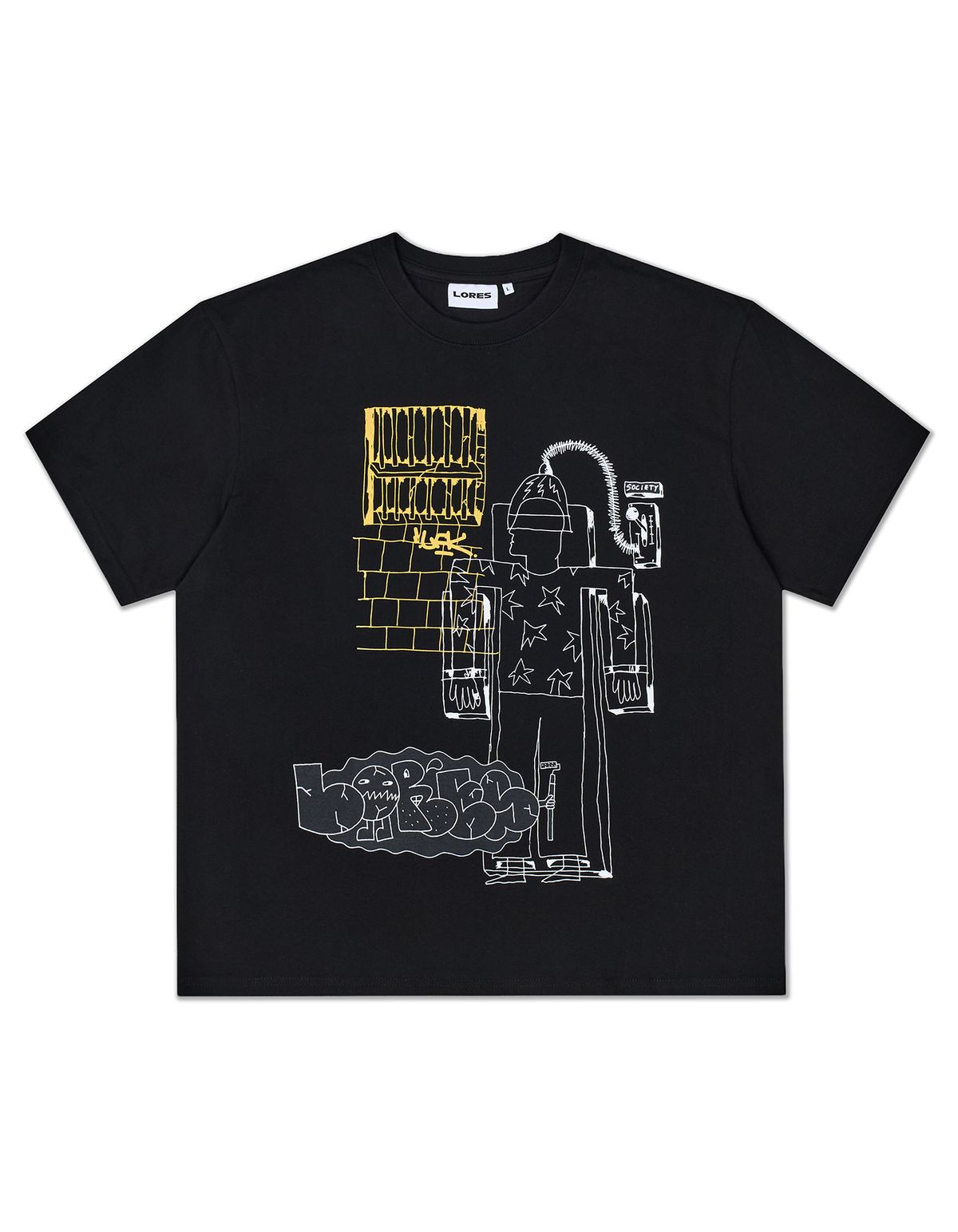 로어즈(LORES) Society Tee - Black