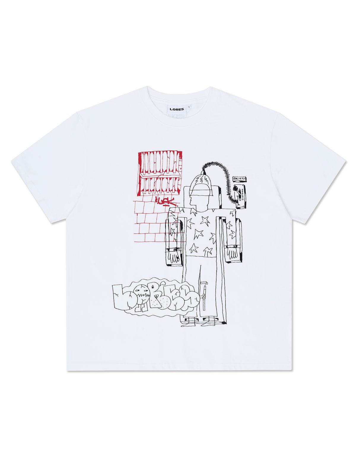 로어즈(LORES) Society Tee - White