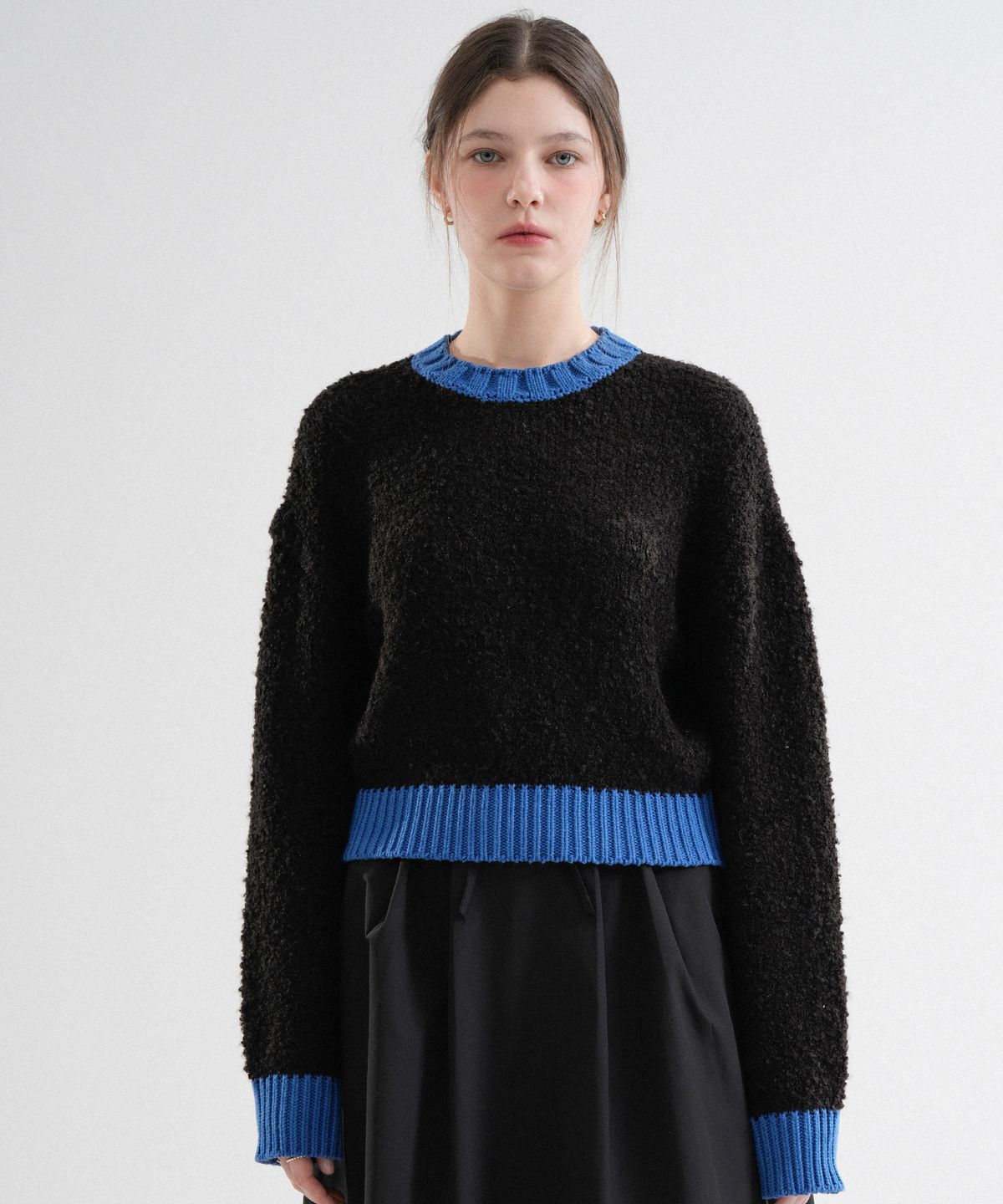 블레티(VLETI) Wool Coloration Knit (Black)