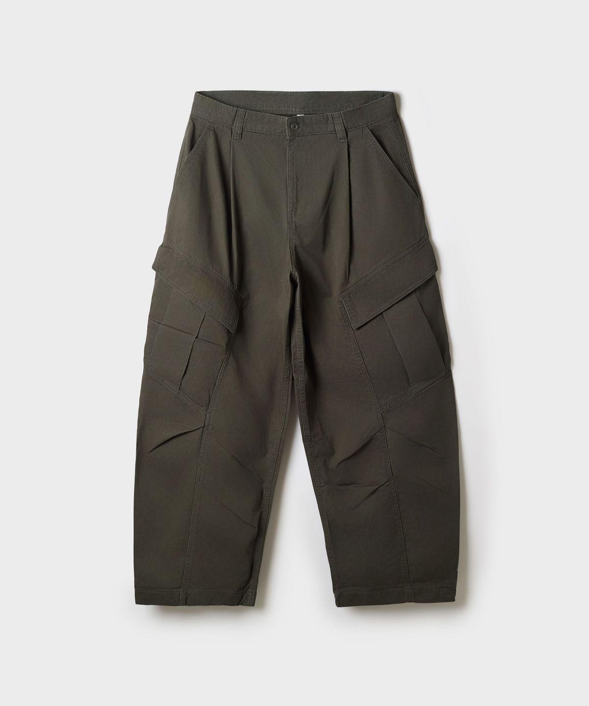 스파오(SPAO) 카고 와이드 커브드 팬츠_SPTCG49C04