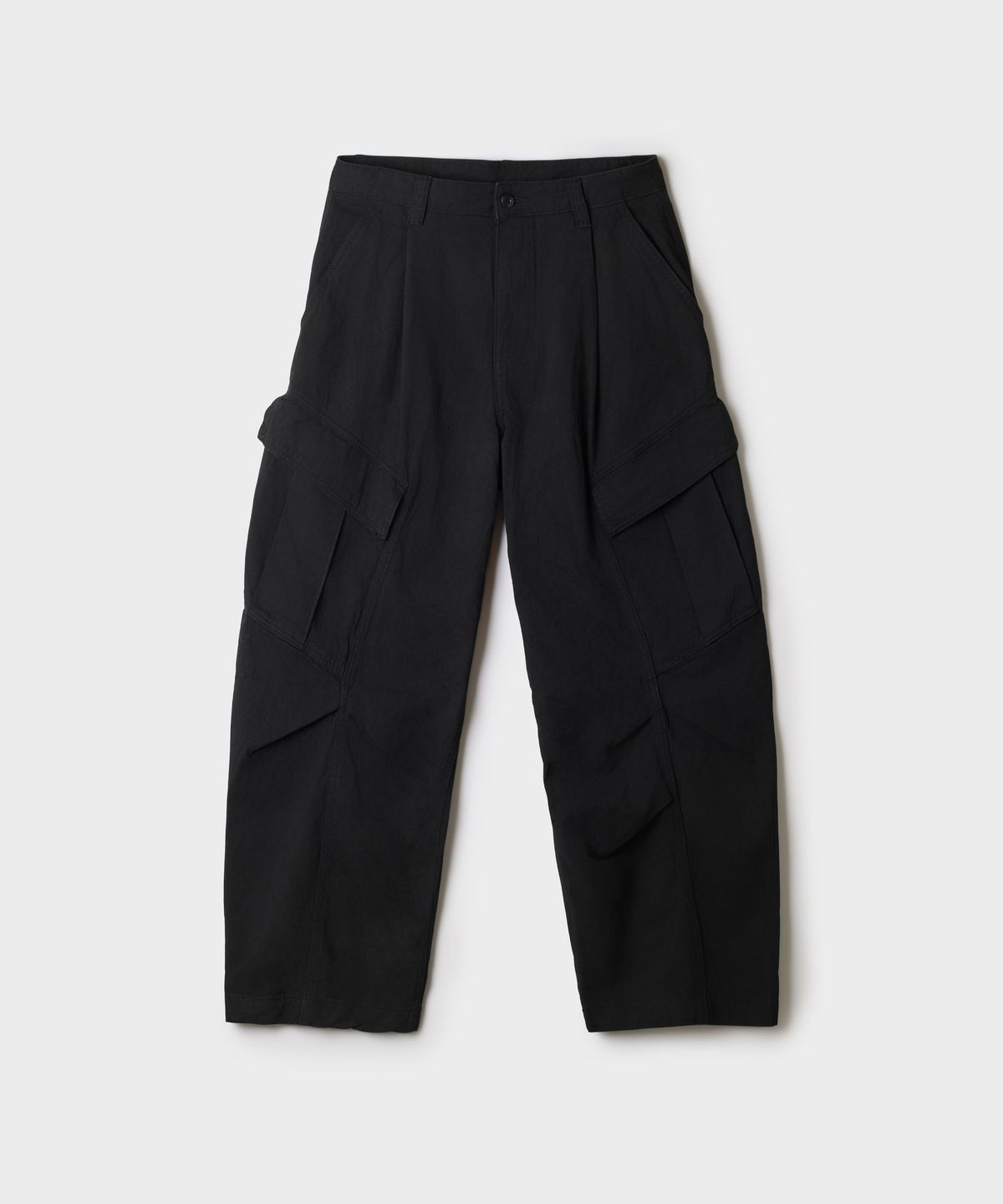 스파오(SPAO) 카고 와이드 커브드 팬츠_SPTCG49C04