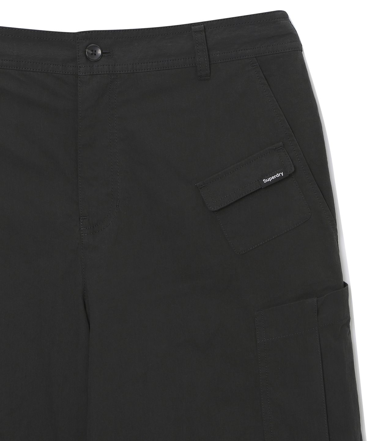 슈퍼드라이(SUPERDRY) 필드웜 카고 팬츠 블랙 SDULWDQ03BLK