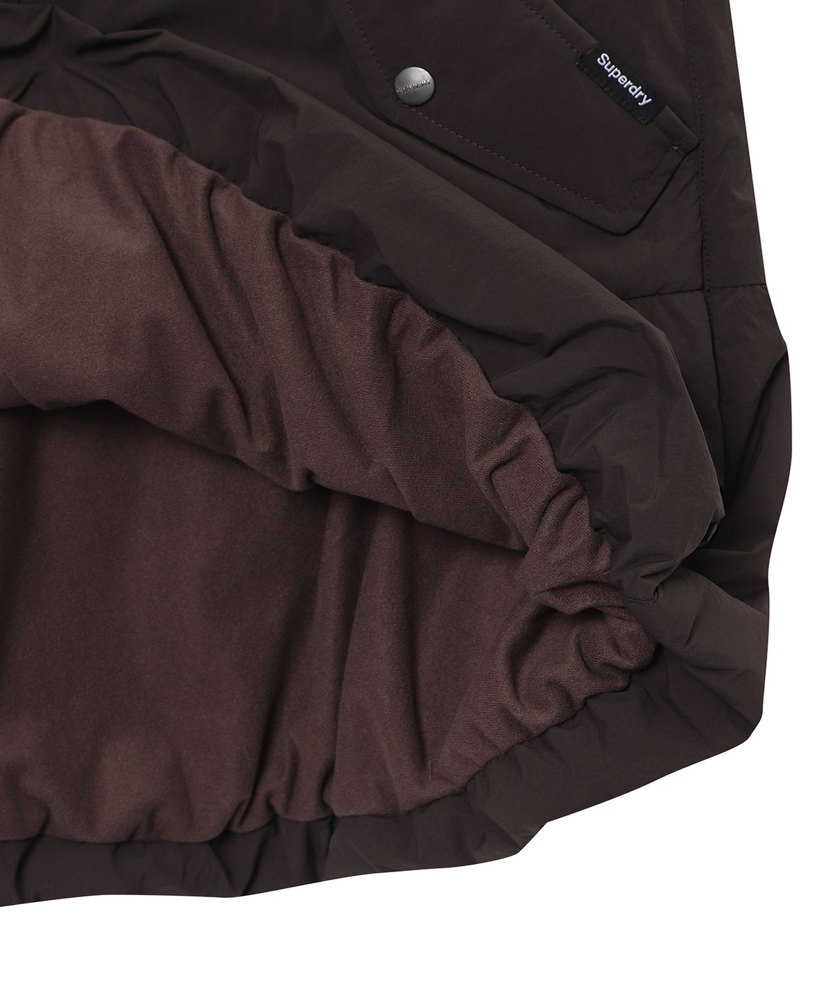 슈퍼드라이(SUPERDRY) 우먼스 벌룬웜 스커트 브라운 SDFLIDQ02BRW