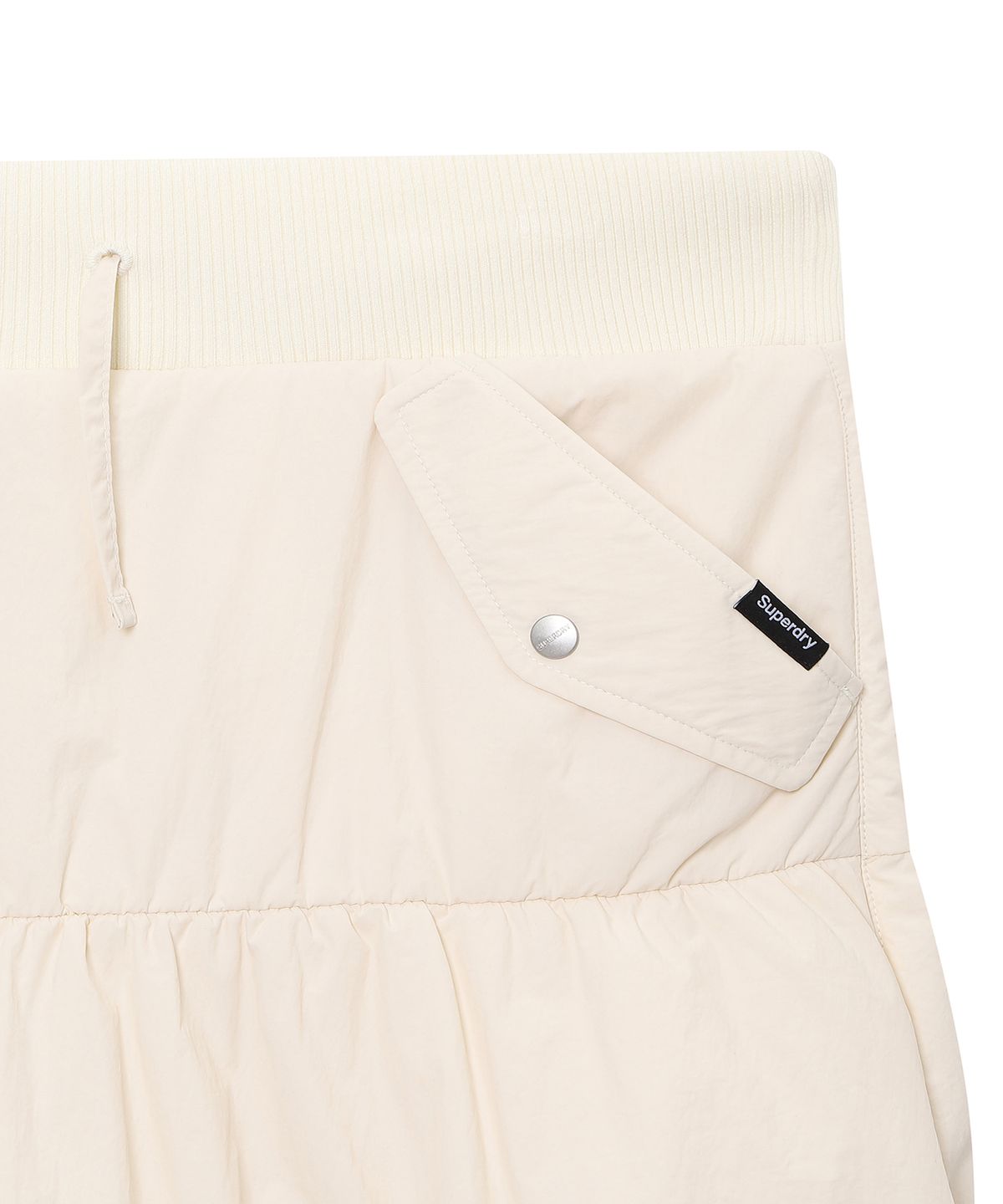 슈퍼드라이(SUPERDRY) 우먼스 벌룬웜 스커트 아이보이 SDFLIDQ02IVR