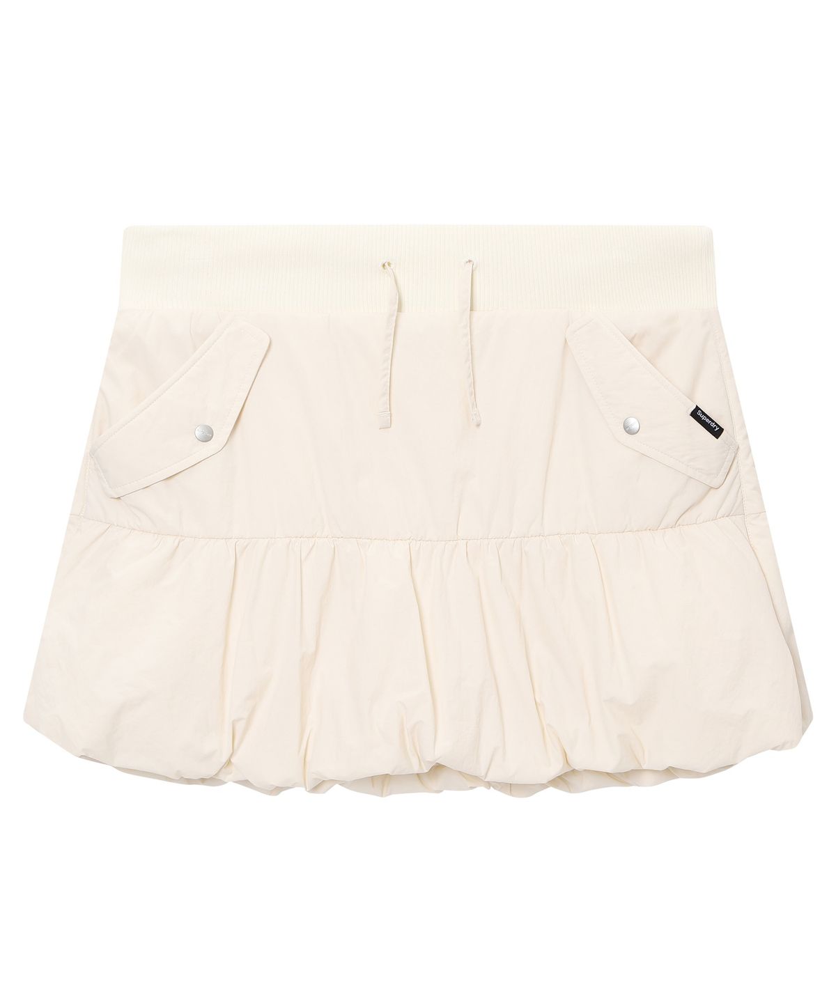 슈퍼드라이(SUPERDRY) 우먼스 벌룬웜 스커트 아이보이 SDFLIDQ02IVR