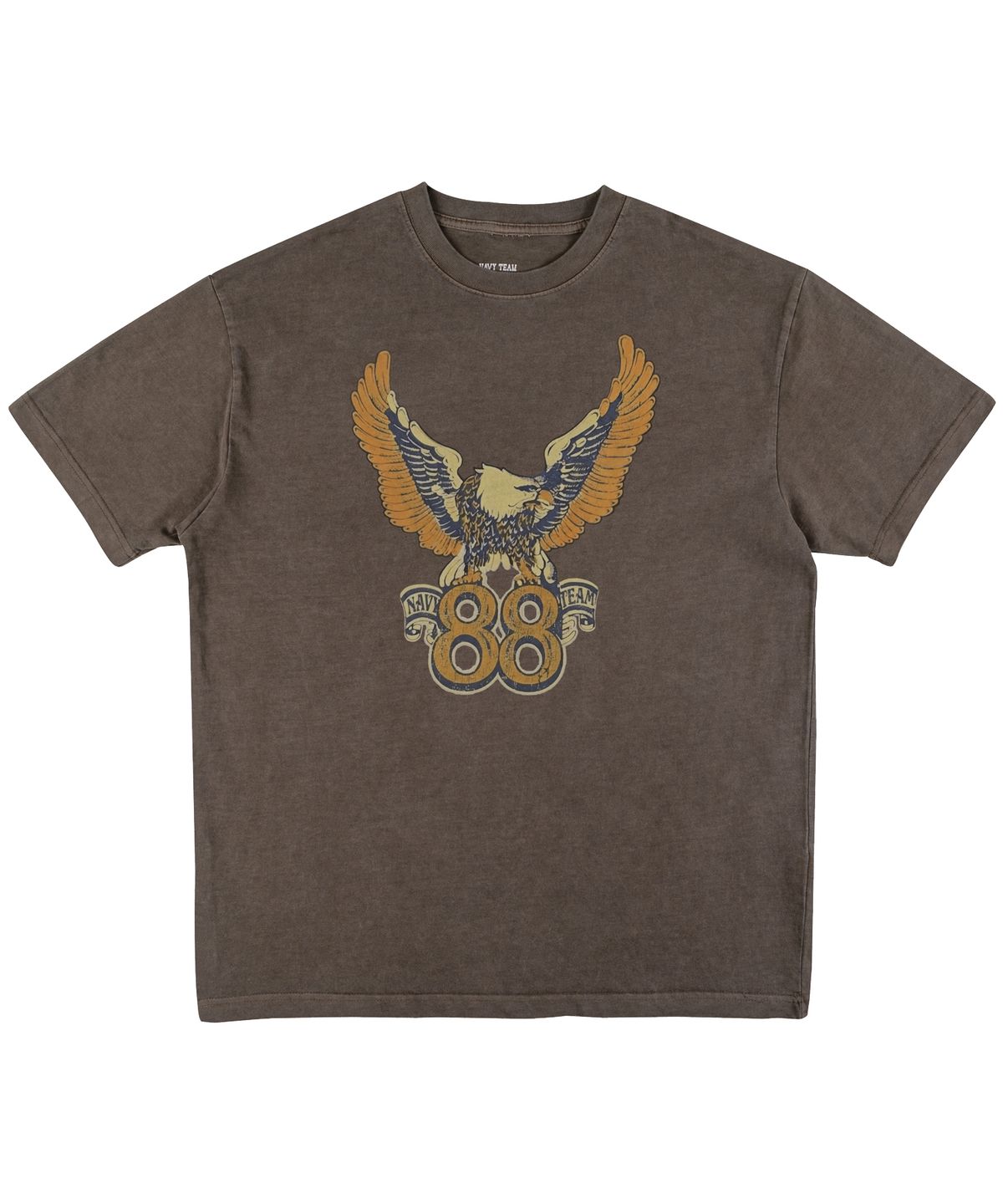 네이비팀(NAVYTEAM) NT88 피그먼트 반팔 티셔츠(4color)