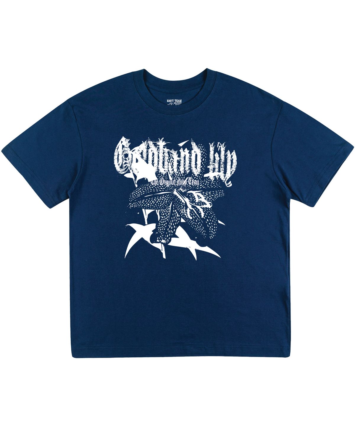 네이비팀(NAVYTEAM) Goldband lily Original 반팔 티셔츠(4color)