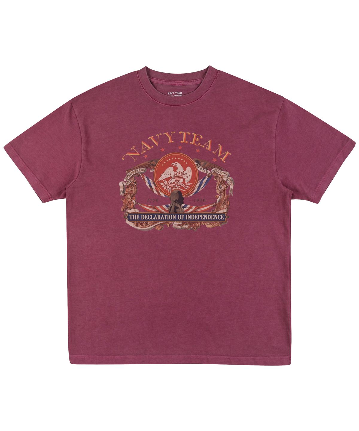 네이비팀(NAVYTEAM) 1776 1926 피그먼트 반팔 티셔츠(4color)