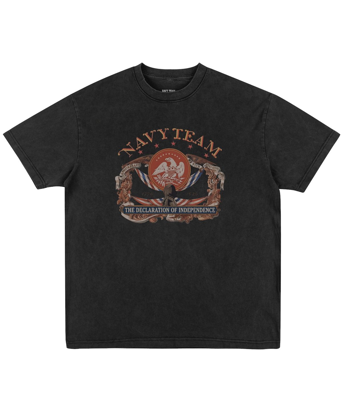 네이비팀(NAVYTEAM) 1776 1926 피그먼트 반팔 티셔츠(4color)