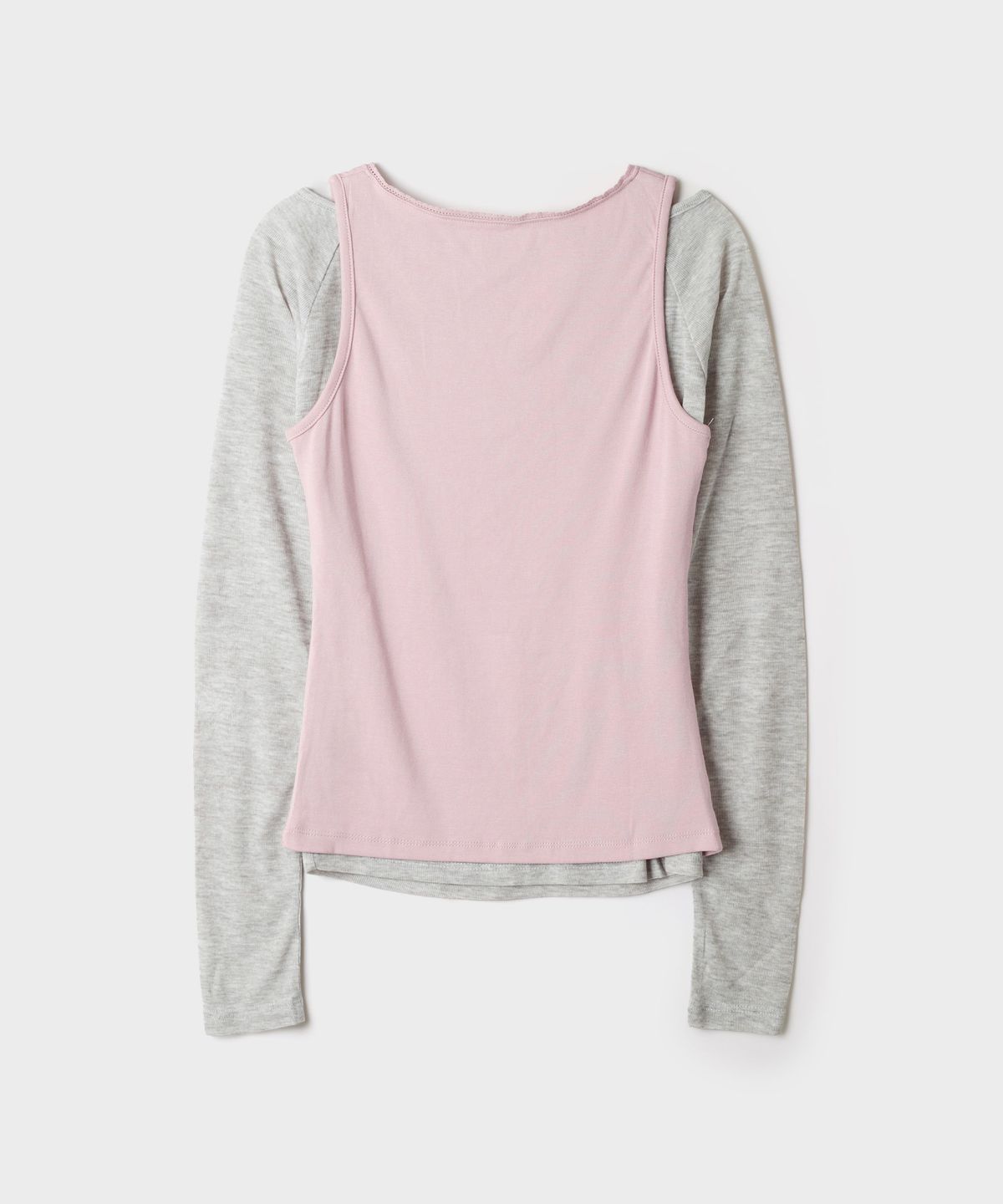 스파오(SPAO) 나시 레이어드 긴팔티_SPLWG49G07