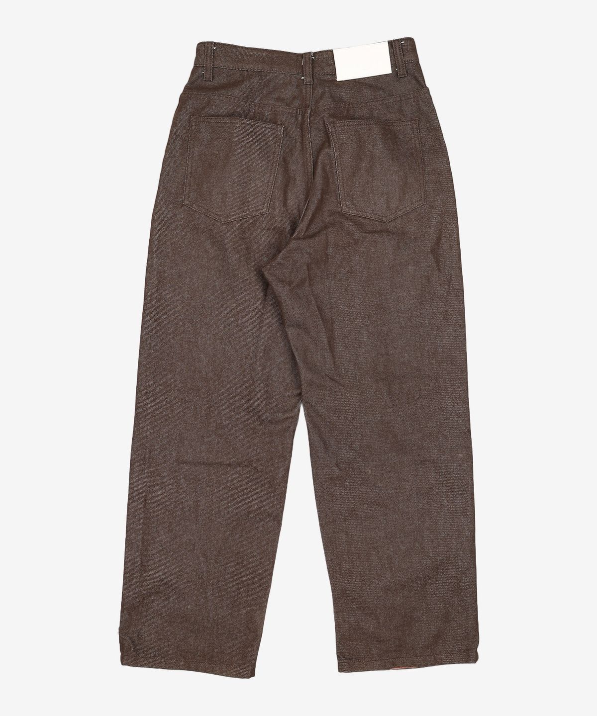 데케트(DECET) Dawn 2Pleats Wide Jeans DCPT007CPBrown 28