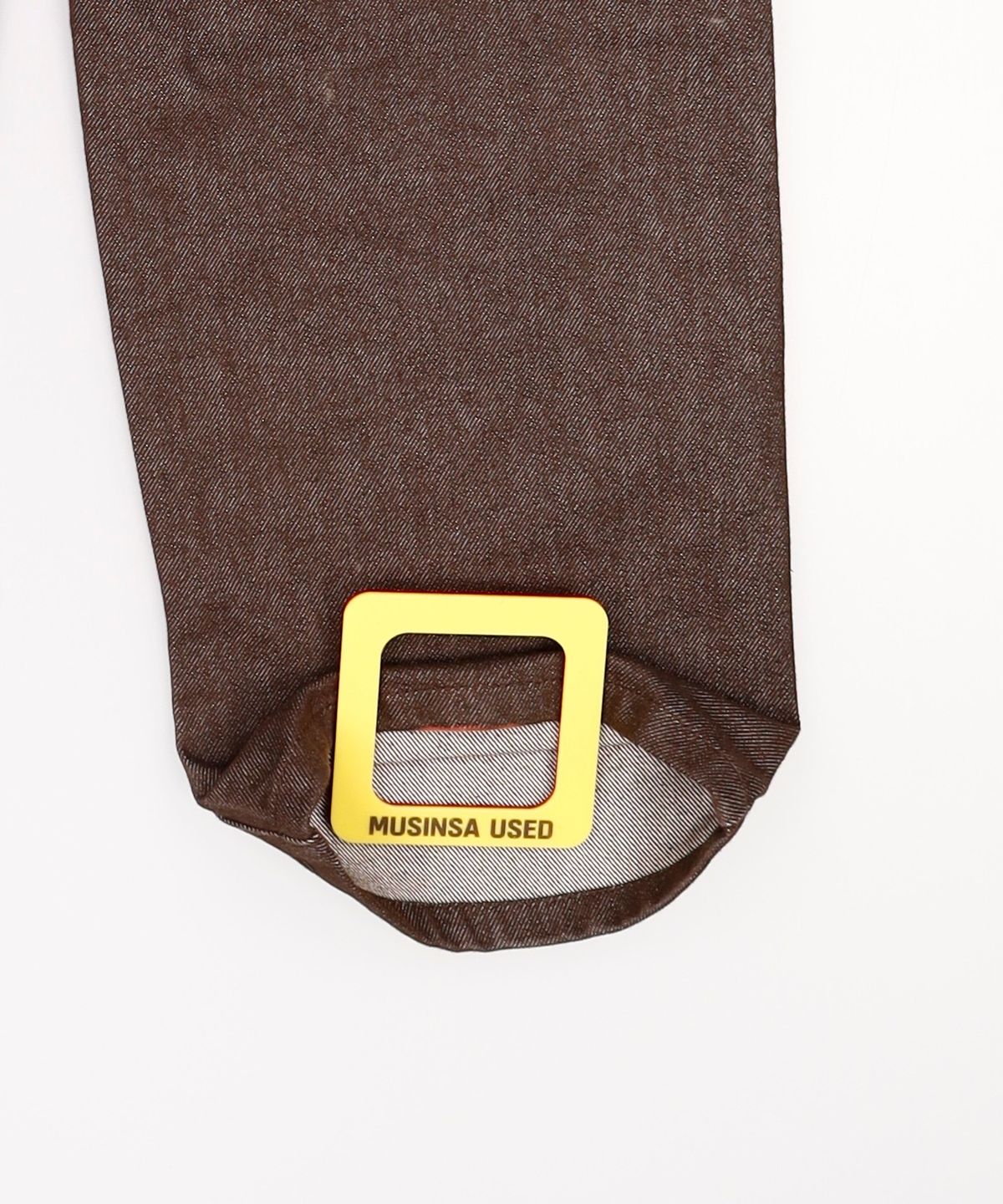 데케트(DECET) Dawn 2Pleats Wide Jeans DCPT007CPBrown 28